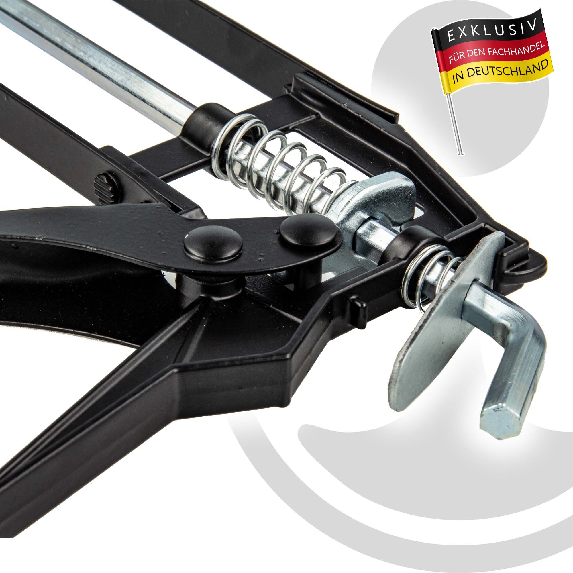 EUROTOOLS Kartuschenpistole Skelett-Kartuschenpresse für Silikon, Acryl & Kleber