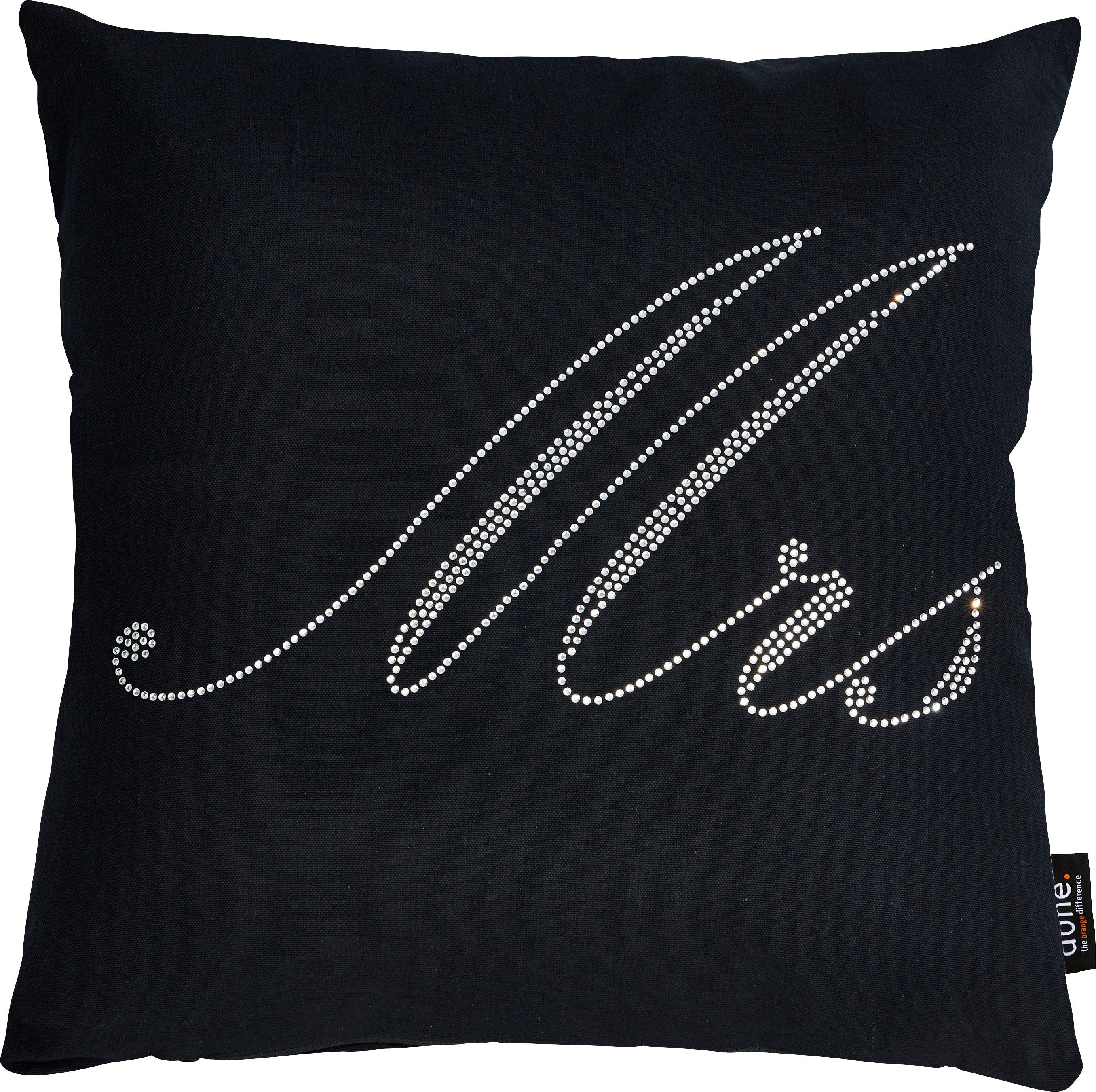 done.® Dekokissen Stone Mrs, mit Schriftzug Mrs, Kissenhüle mit Füllung, 1 Stück
