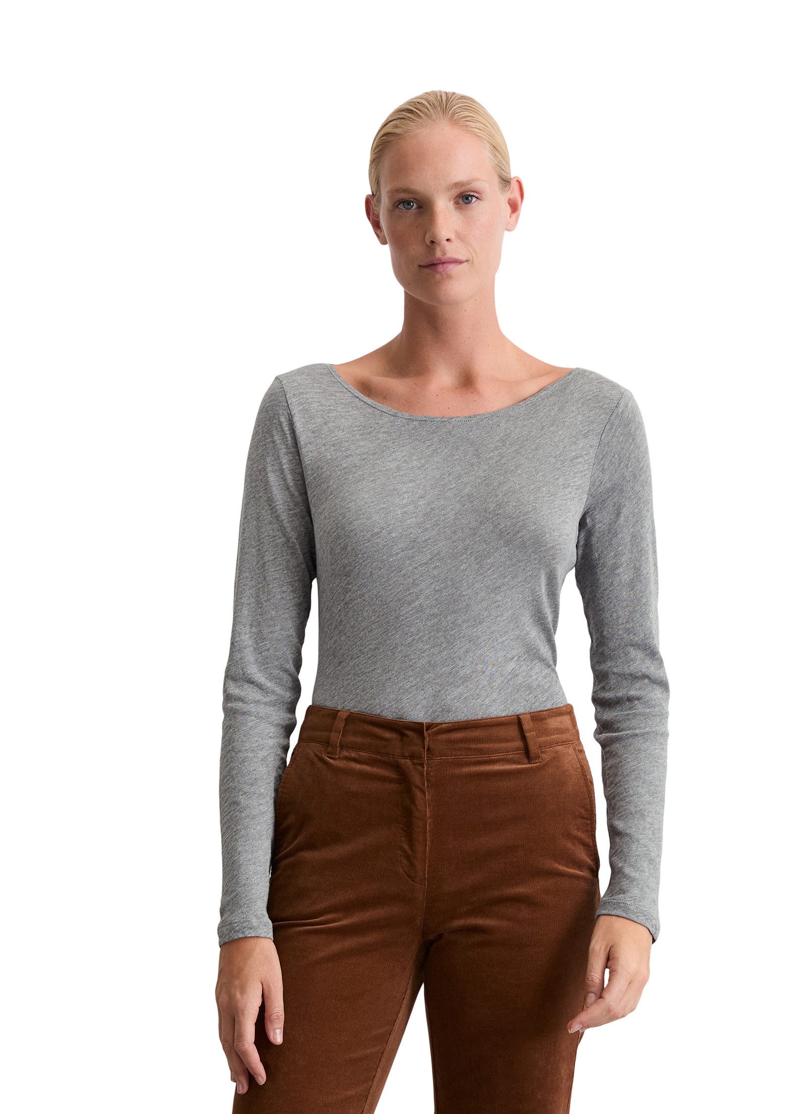 Marc O'Polo Langarmshirt aus Organic Cotton-Qualität günstig online kaufen