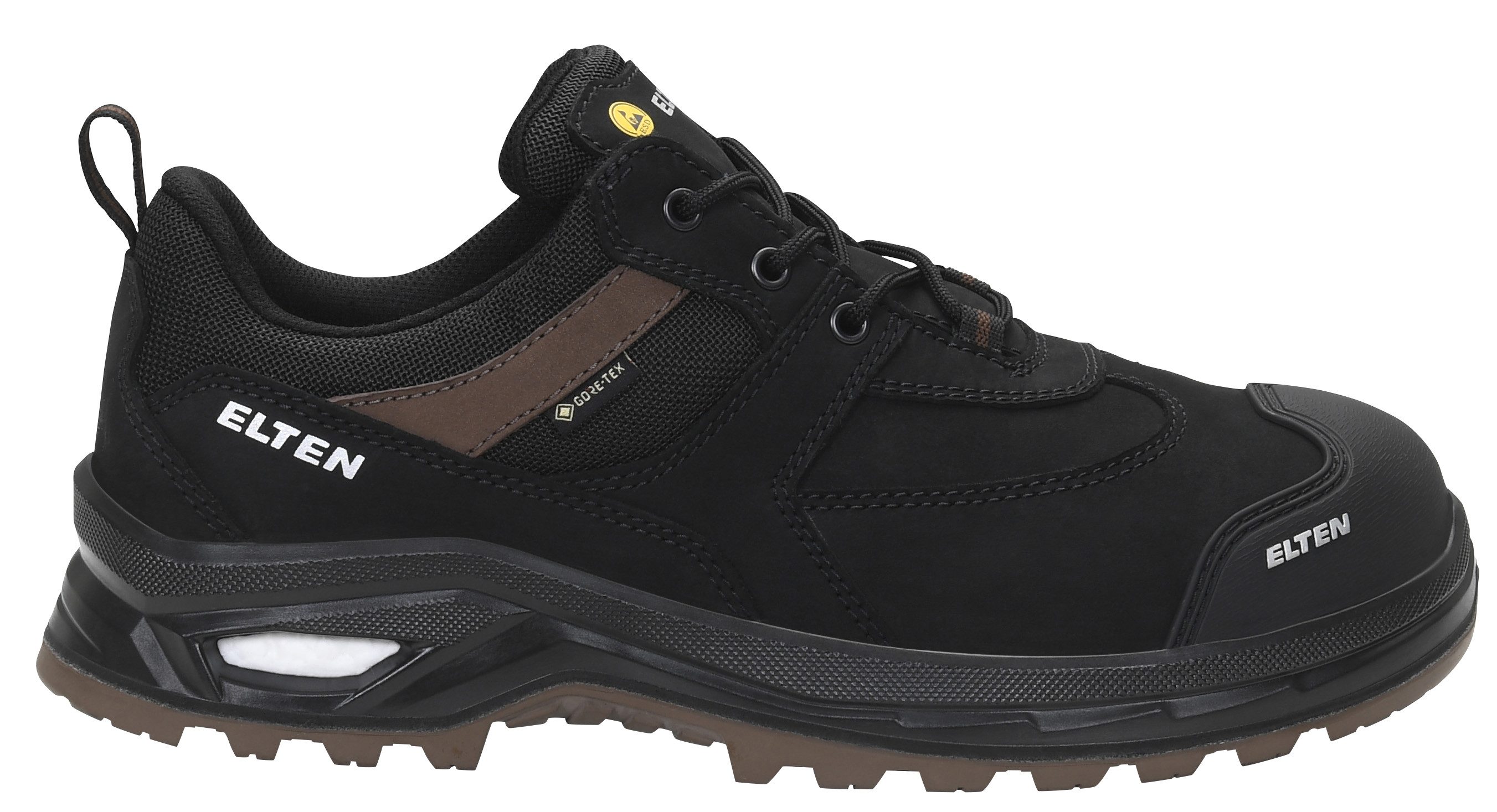 ELTEN ROBSON XXP Pro GTX® black-brown Low ESD S3S WR Sicherheitsschuh (Schuhkarton, Paar)