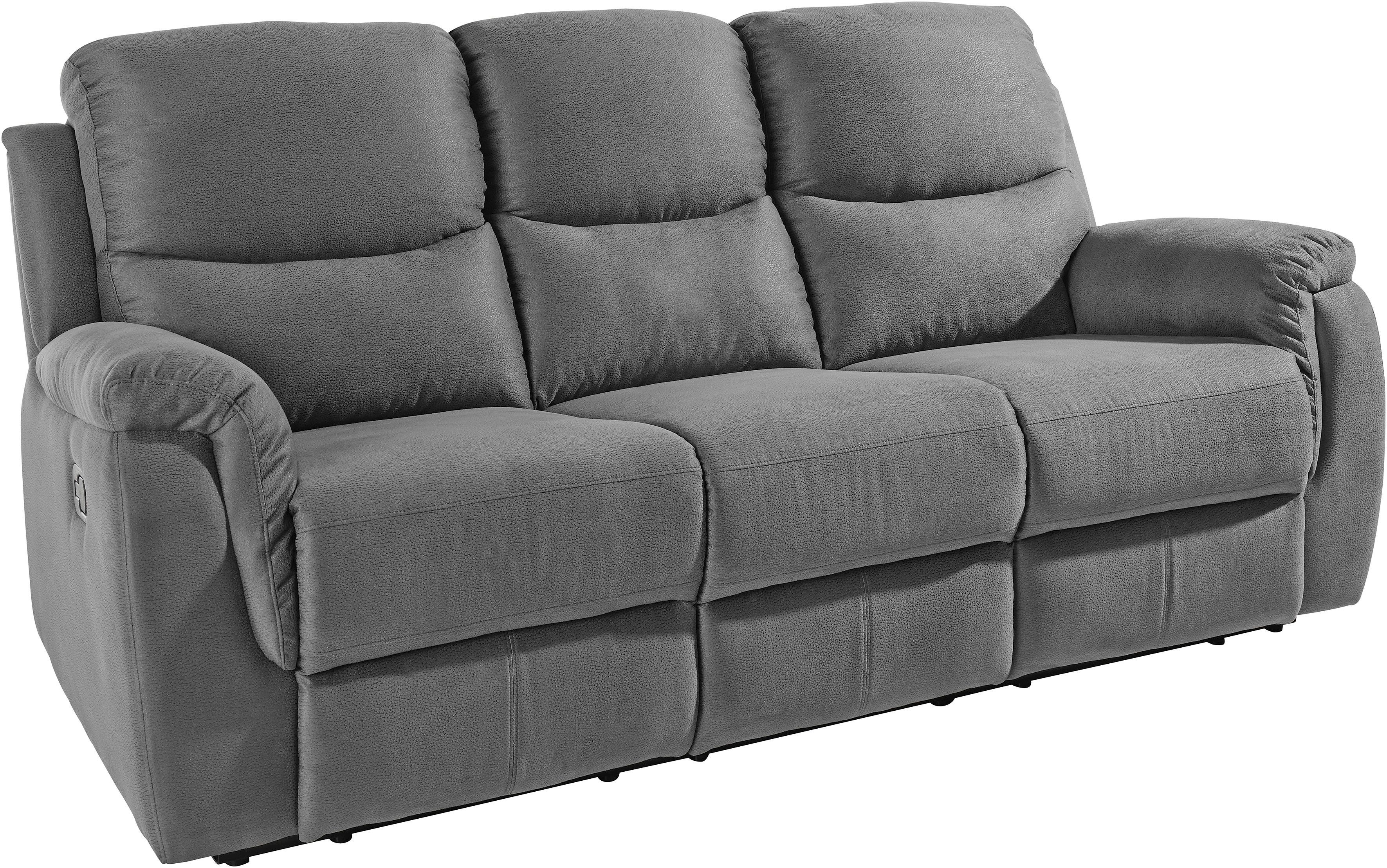 ATLANTIC home collection 3-Sitzer Diana, mit Relaxfunktion und Federkern, hohe Belastbarkeit