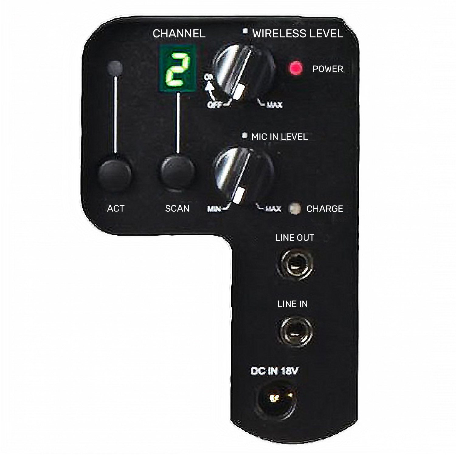 Mipro Audio Mipro MA-101B mobiler Lautsprecher mit Funk-Mikrofon Portable-Lautsprecher (823-832 MHz, 45 W, Akkubetriebener Lautsprecher mit Funk-Mikrofon)