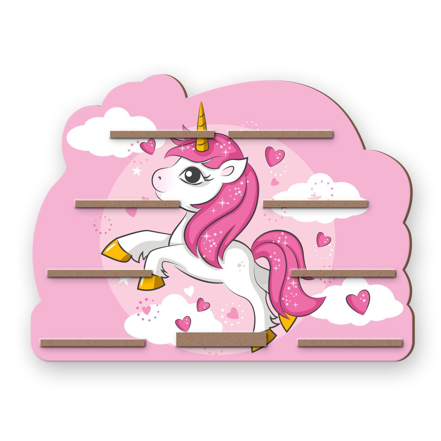 Kreative Feder Wandregal MUSIKBOX-REGAL Einhorn, für TONIE-BOX und TONIES i günstig online kaufen