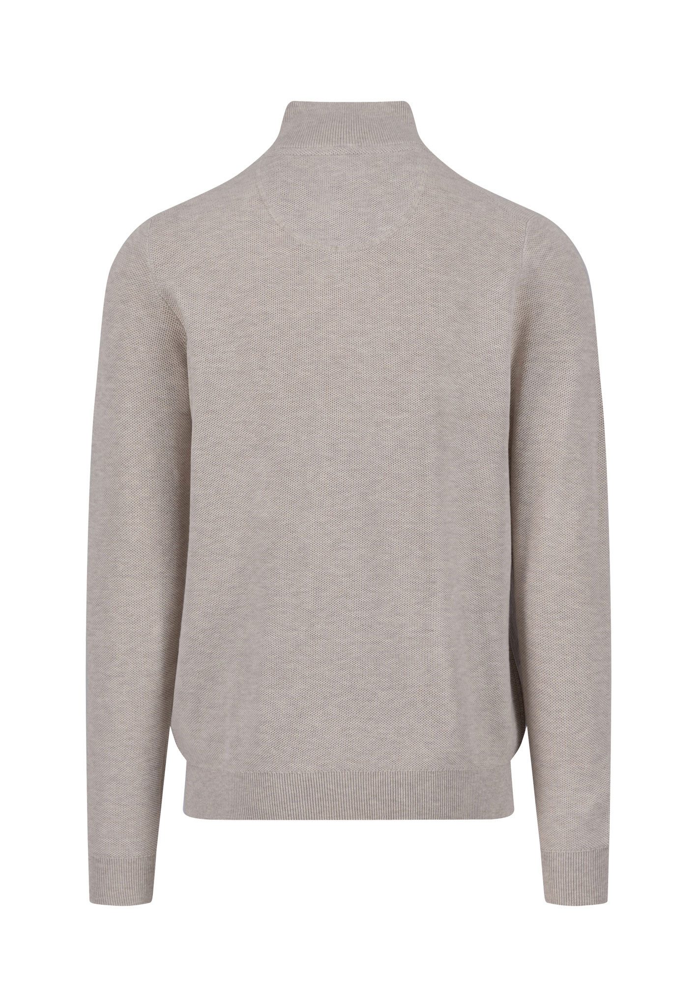 FYNCH-HATTON Troyer aus reiner Baumwolle, mit Logo-Stickerei, Regular Fit
