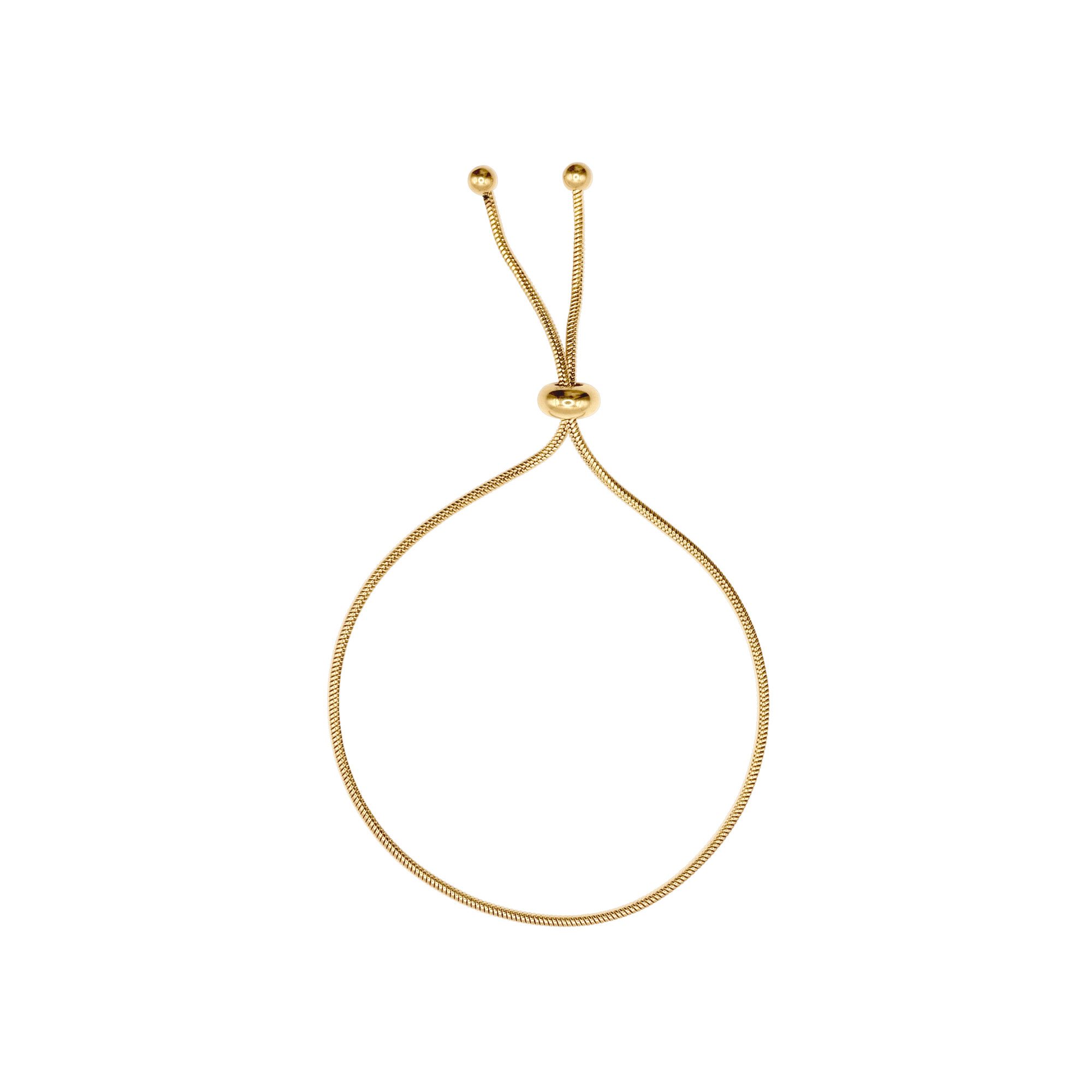 Heideman Armband Elaria goldfarben (Armband, inkl. Geschenkverpackung), Armkette mit Schiebeverschluss