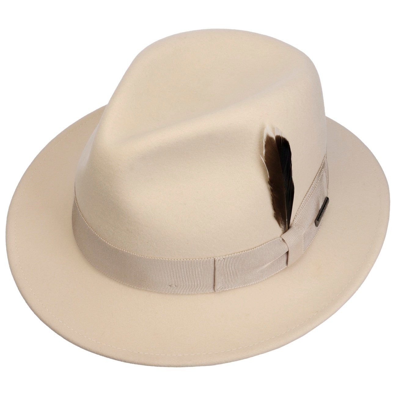 Stetson Filzhut (1-St) Wollfilzhut mit Ripsband