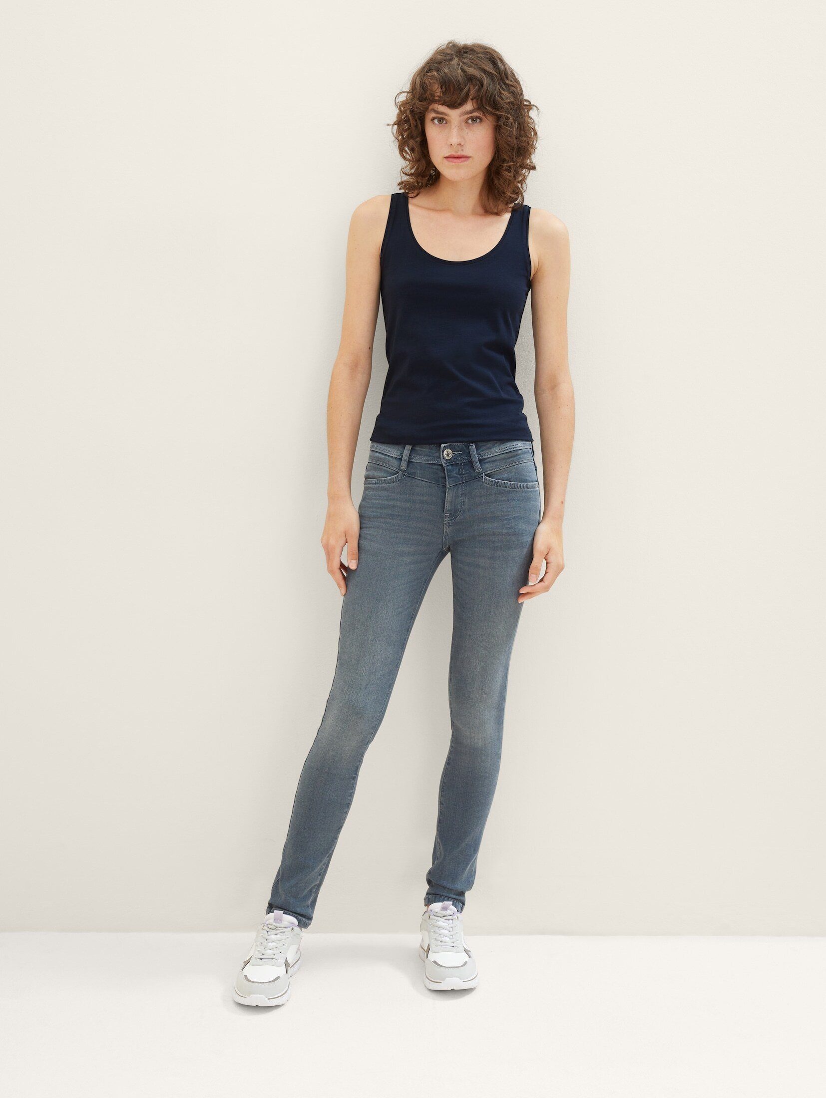 TOM TAILOR Skinny-fit-Jeans Alexa Slim Jeans mit recyceltem Polyester