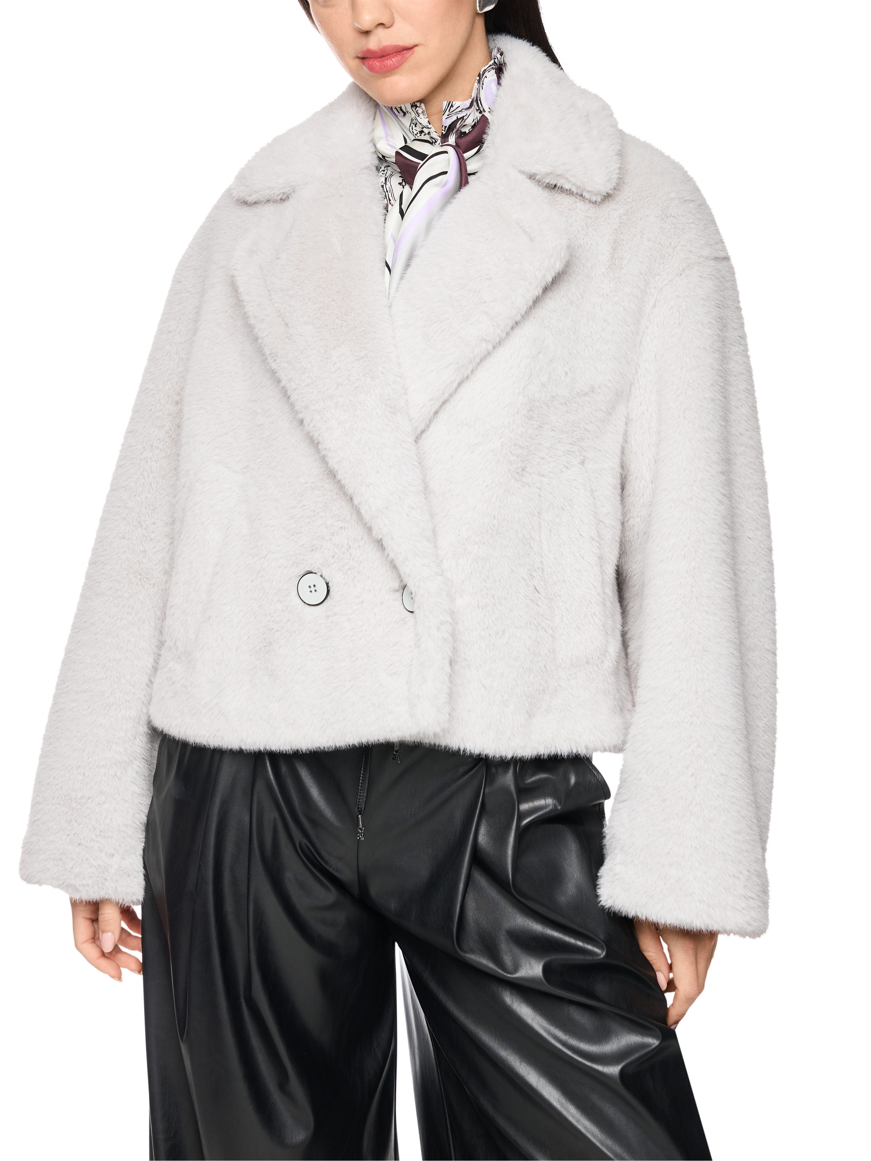 Marc Cain Kurzjacke Urban Office Premium Damenmode Fake-Fur