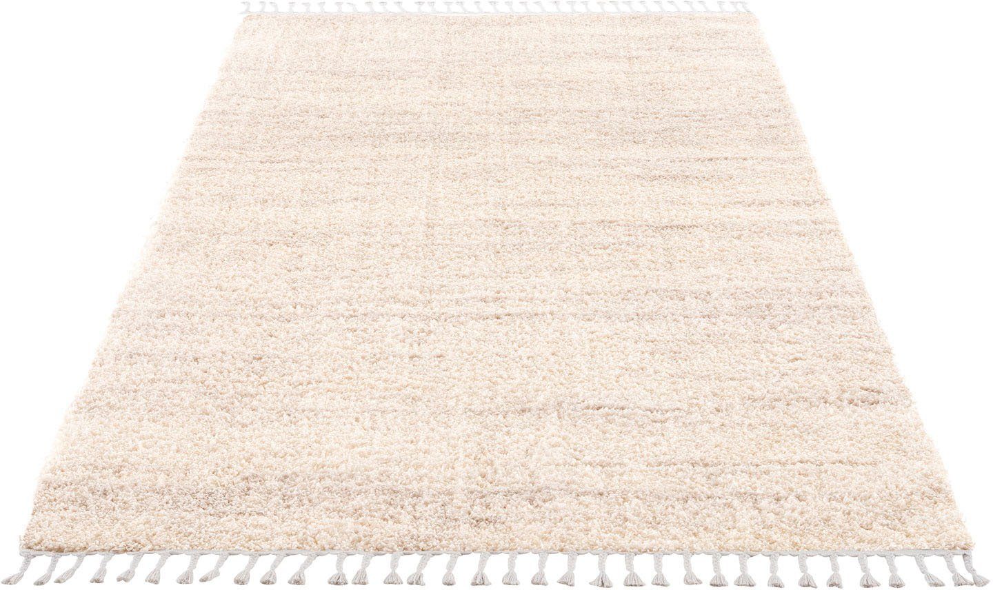Carpet City Hochflor-Teppich Pulpy 524, rechteckig, günstig online kaufen