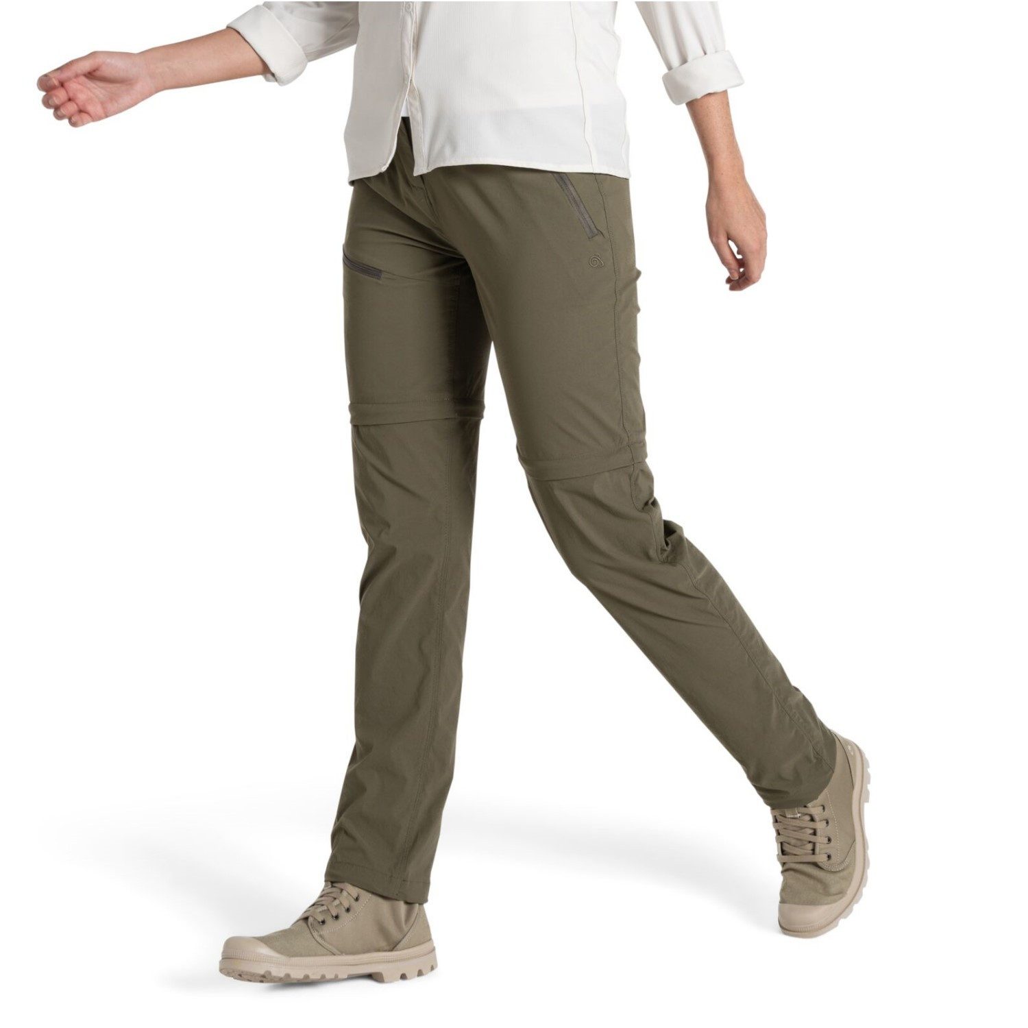 Craghoppers Outdoorhose NosiLife Zip-off Outdoorhose Insektenabweisend in Kurzgröße (0-tlg)