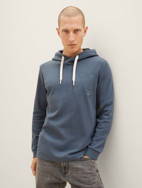 TOM TAILOR T-Shirt Hoodie mit aufgesetzter Tasche