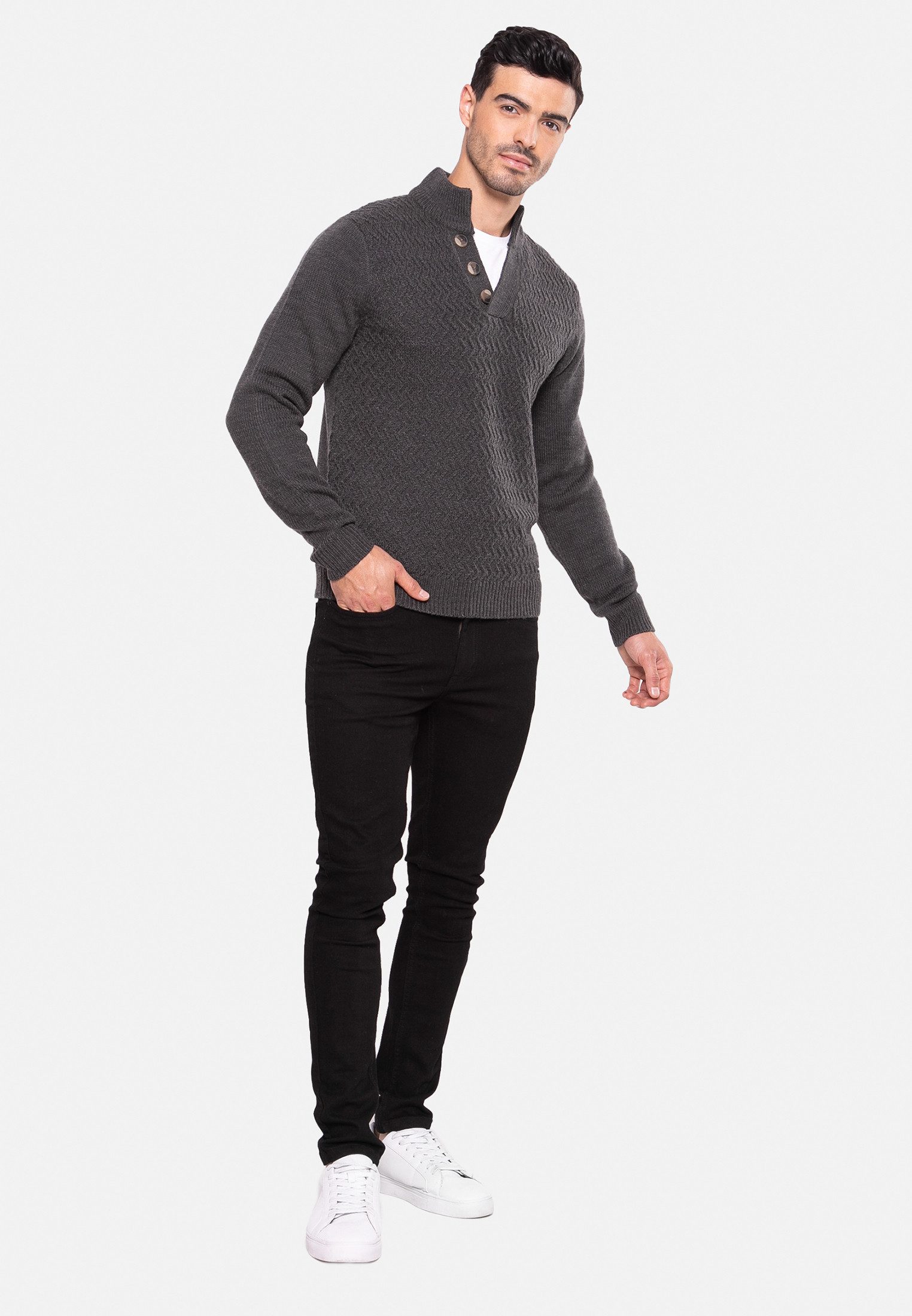 Threadbare Strickpullover Mellor (1-tlg) mit schönem Strickmuster