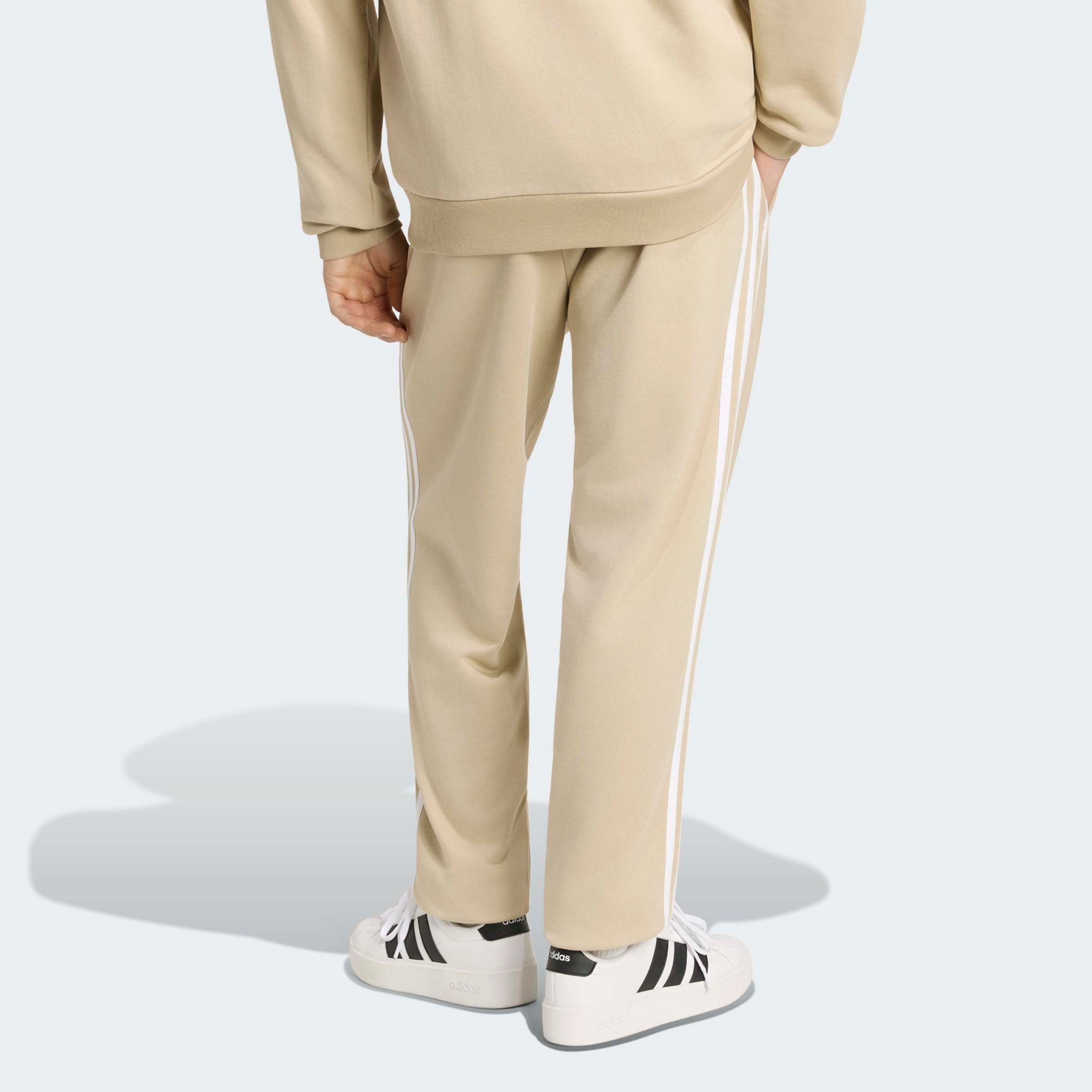 adidas Sportswear Sporthose ESSENTIALS 3-STREIFEN, FRENCH TERRY, SCHMAL ZULAUFEND, BÜNDCHEN