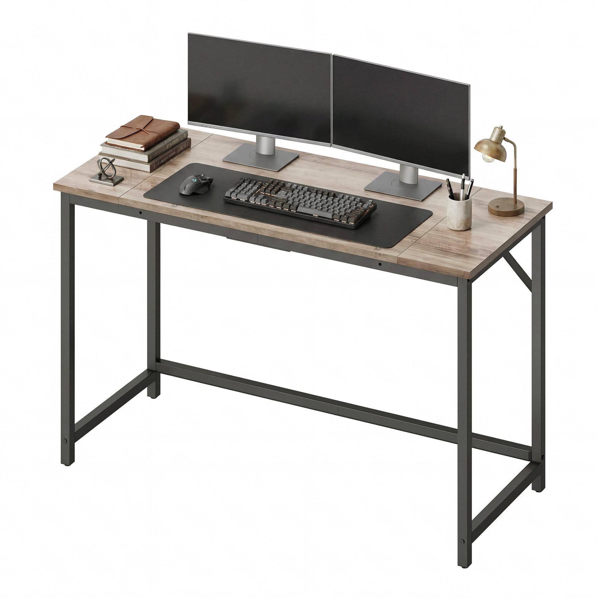 VASAGLE Schreibtisch Tisch Computertisch, 120 x 50 x 76 cm, für Arbeitszimmer, Schlafzimmer, Bürotisch