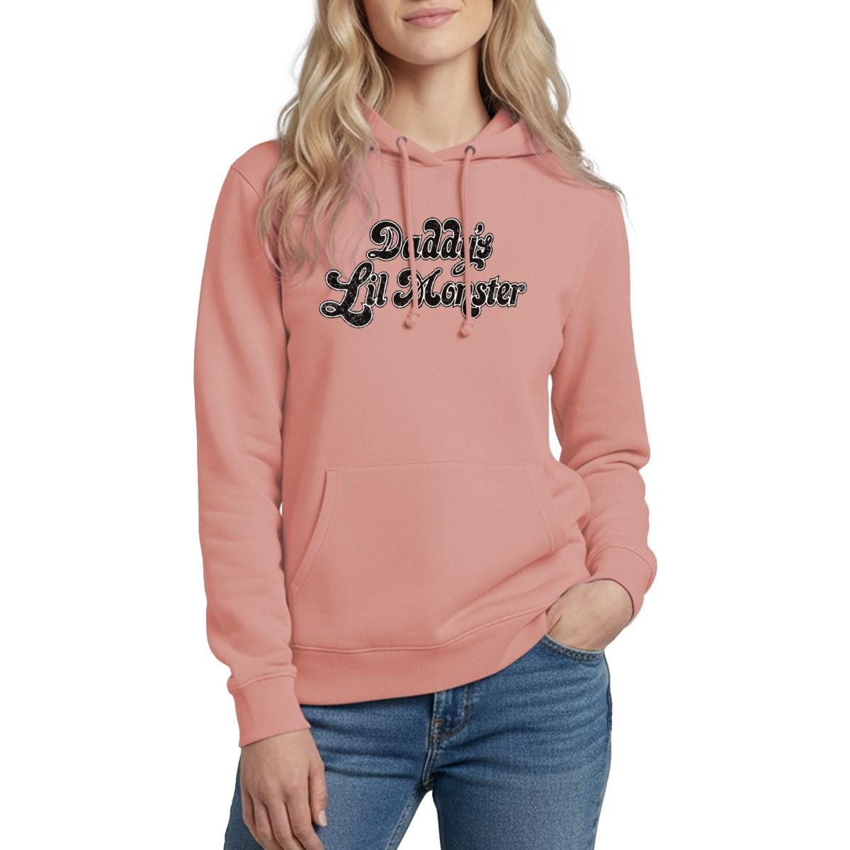 Spreadshirt Hoodie Harley Quinn Daddy's Lil Monster Damen Hoodie (1-tlg)