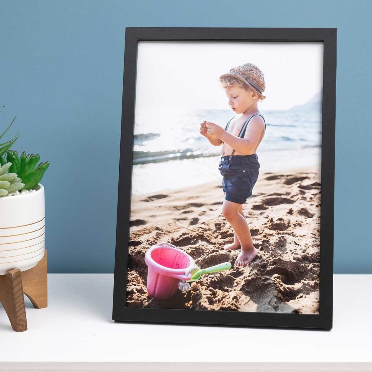 PHOTOLINI Bilderrahmen Poster-Einzelrahmen Modern Schmal günstig online kaufen