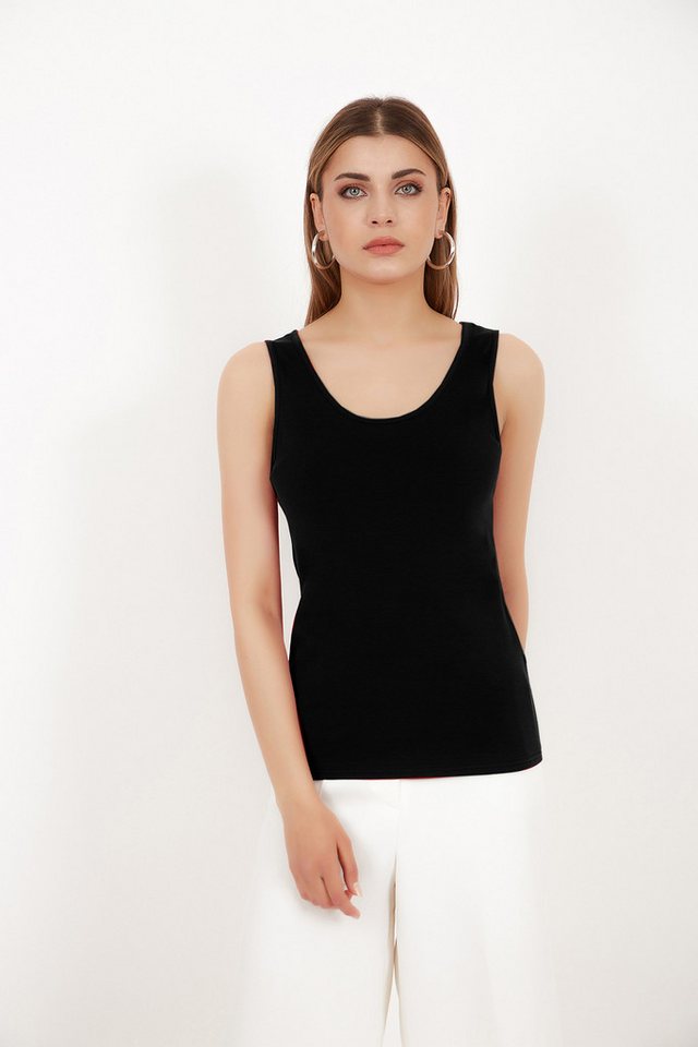 Vivienne Fashion Tanktop Tulipe Vivieene hochwertiges Damen Top mit Innenfutter