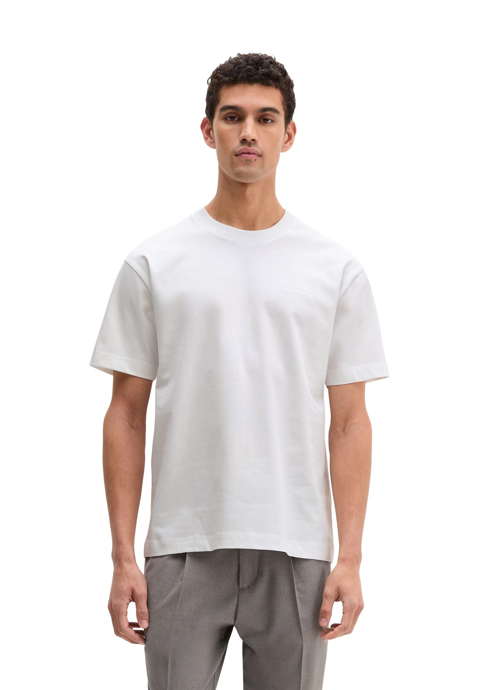 T-Shirt aus schwerem Bio-Baumwoll-Jersey