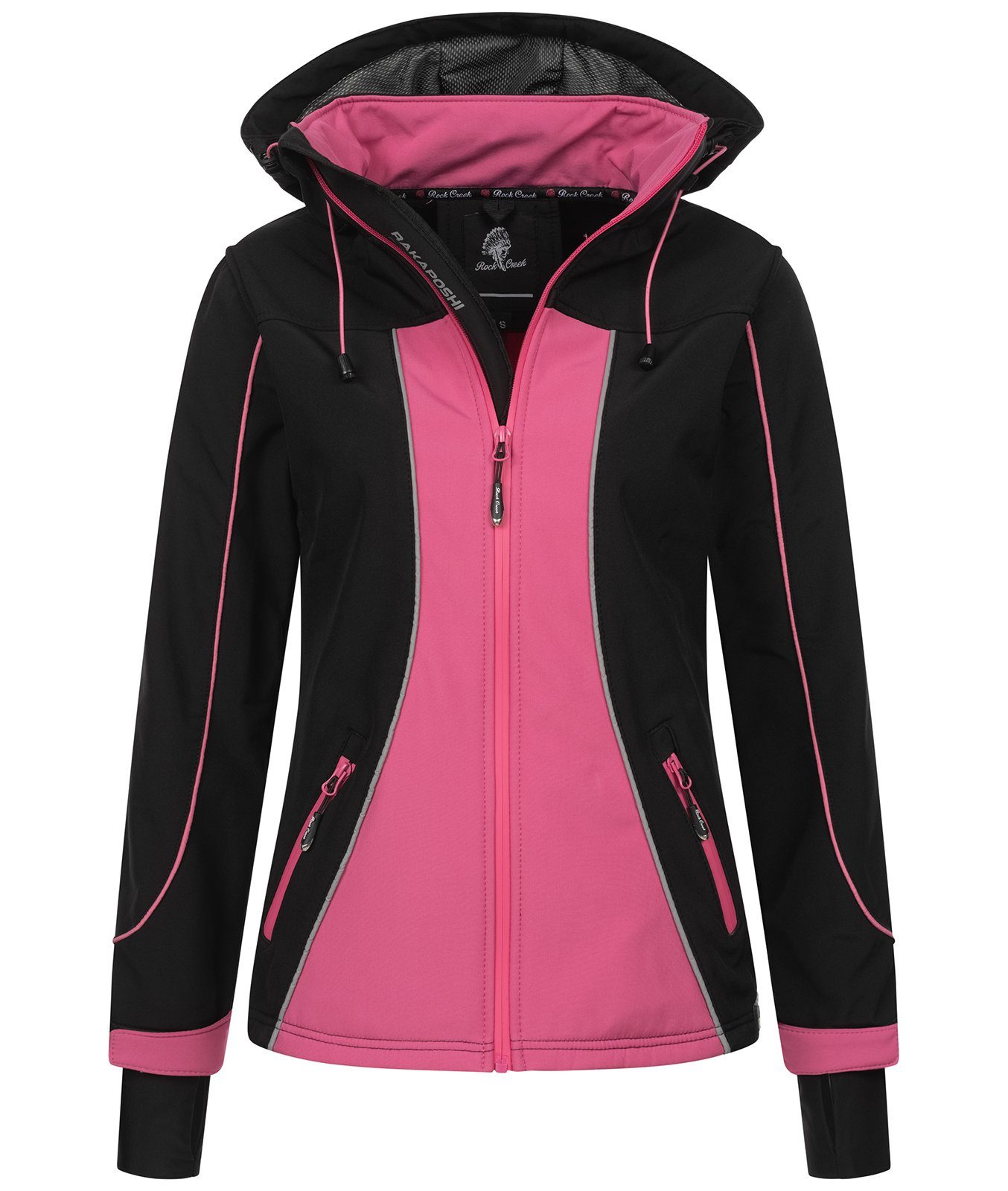 Rock Creek Softshelljacke Damen Softshelljacke Wanderjacke günstig online kaufen