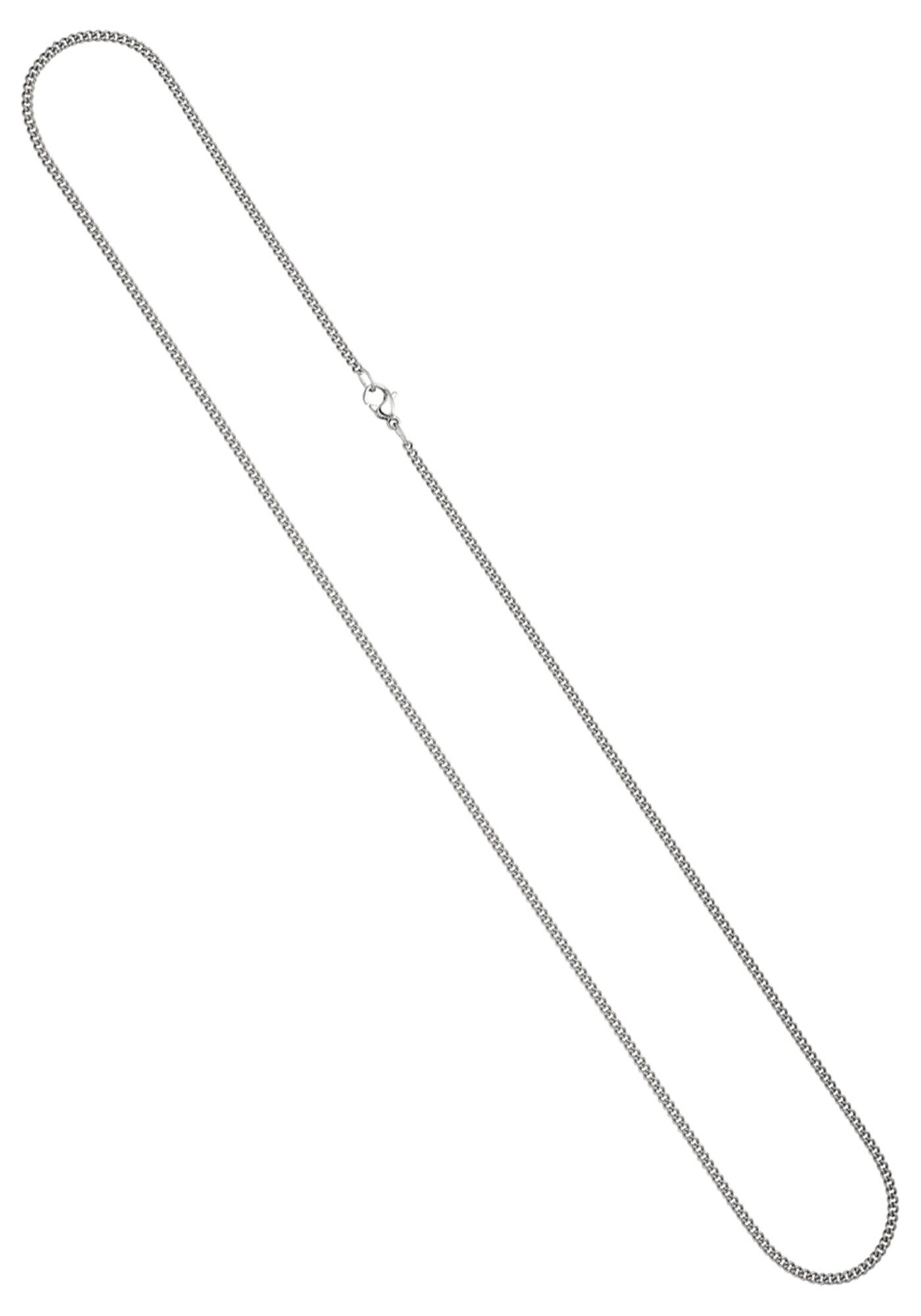 JOBO Kette ohne Anhänger Panzerkette 2,1 mm, Edelstahl