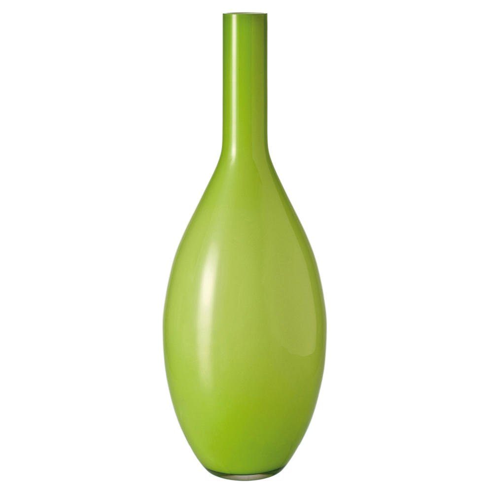 LEONARDO Bodenvase Beauty Flaschenform 65 cm grün, Flaschenform mit poliertem Schliff