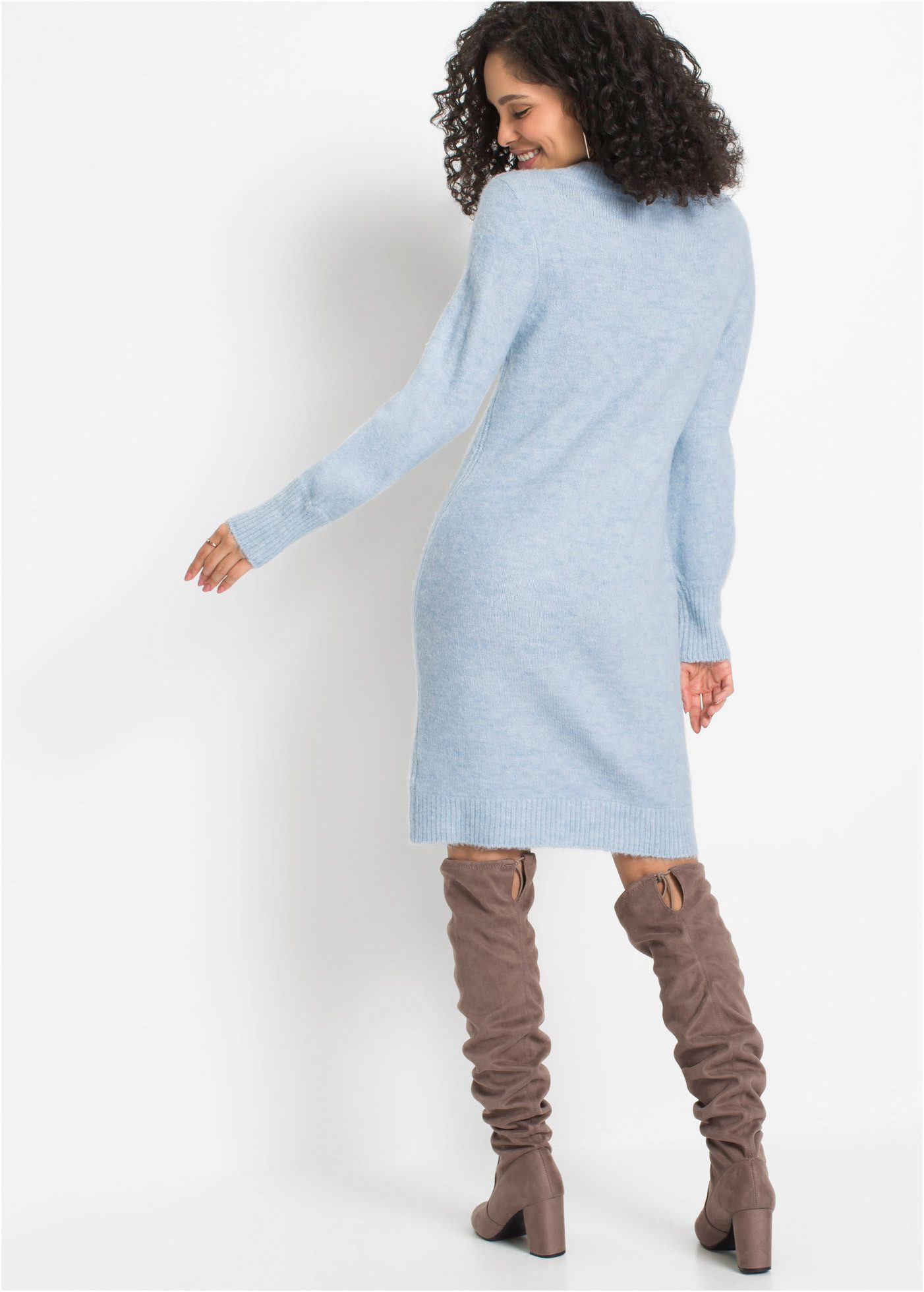 bonprix Strickkleid für besondere Anlässe, elastisches Material, Loose Fit