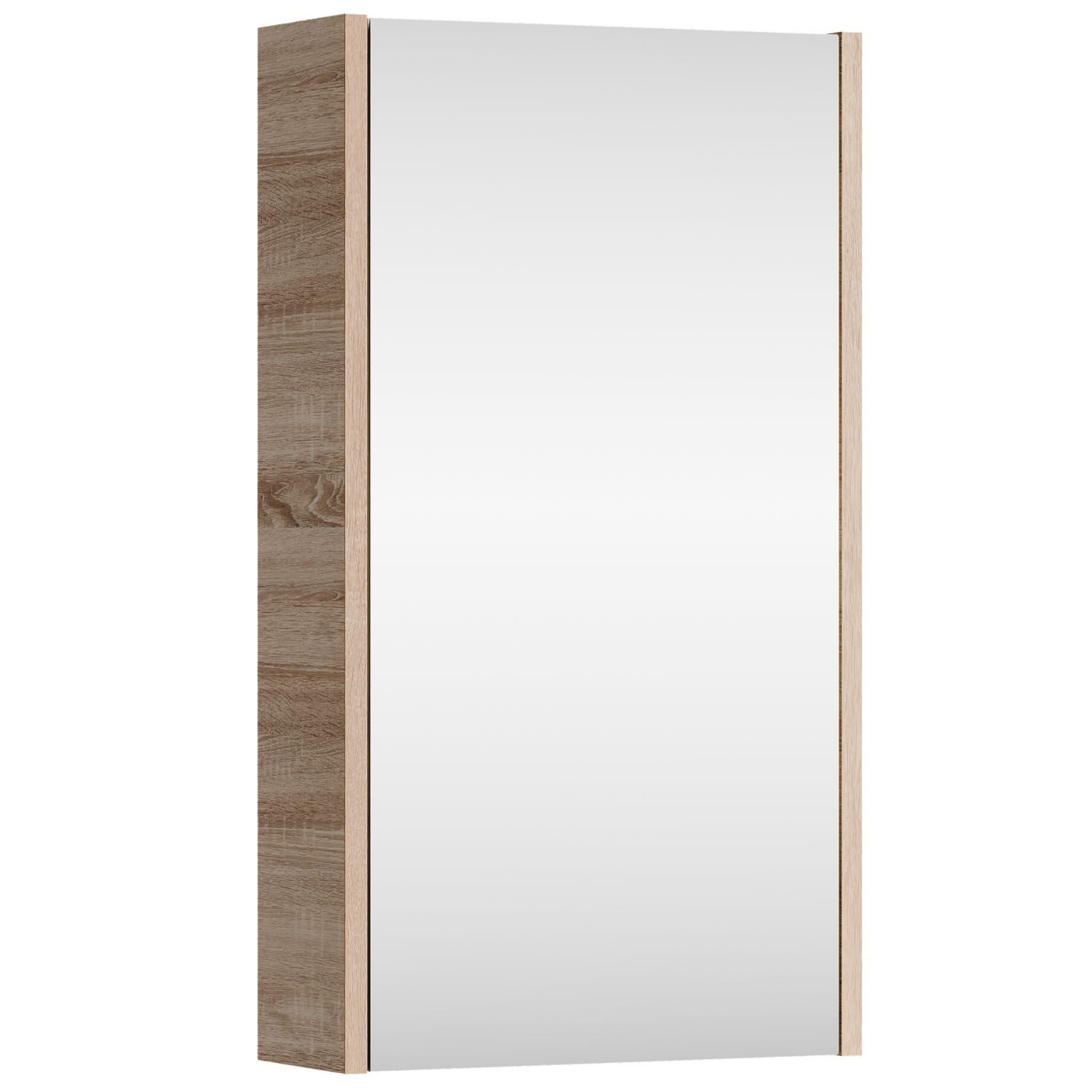 Planetmöbel Badezimmerspiegelschrank Spiegelschrank 40cm (Sonoma Eiche) günstig online kaufen