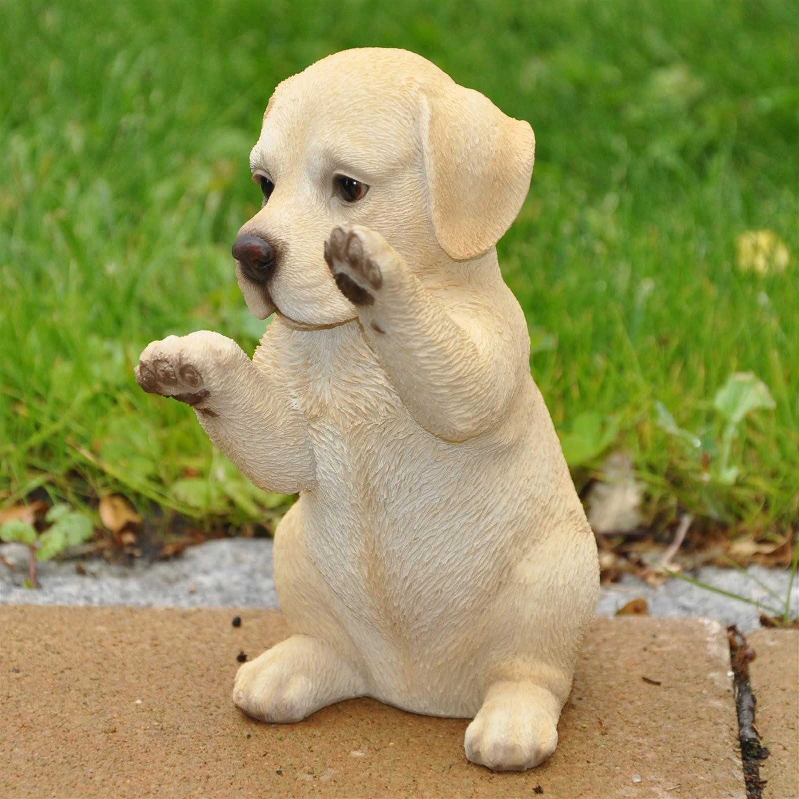 dazikemo Gartenfigur Dekofigur Gartenfigur Labrador Welpe günstig online kaufen