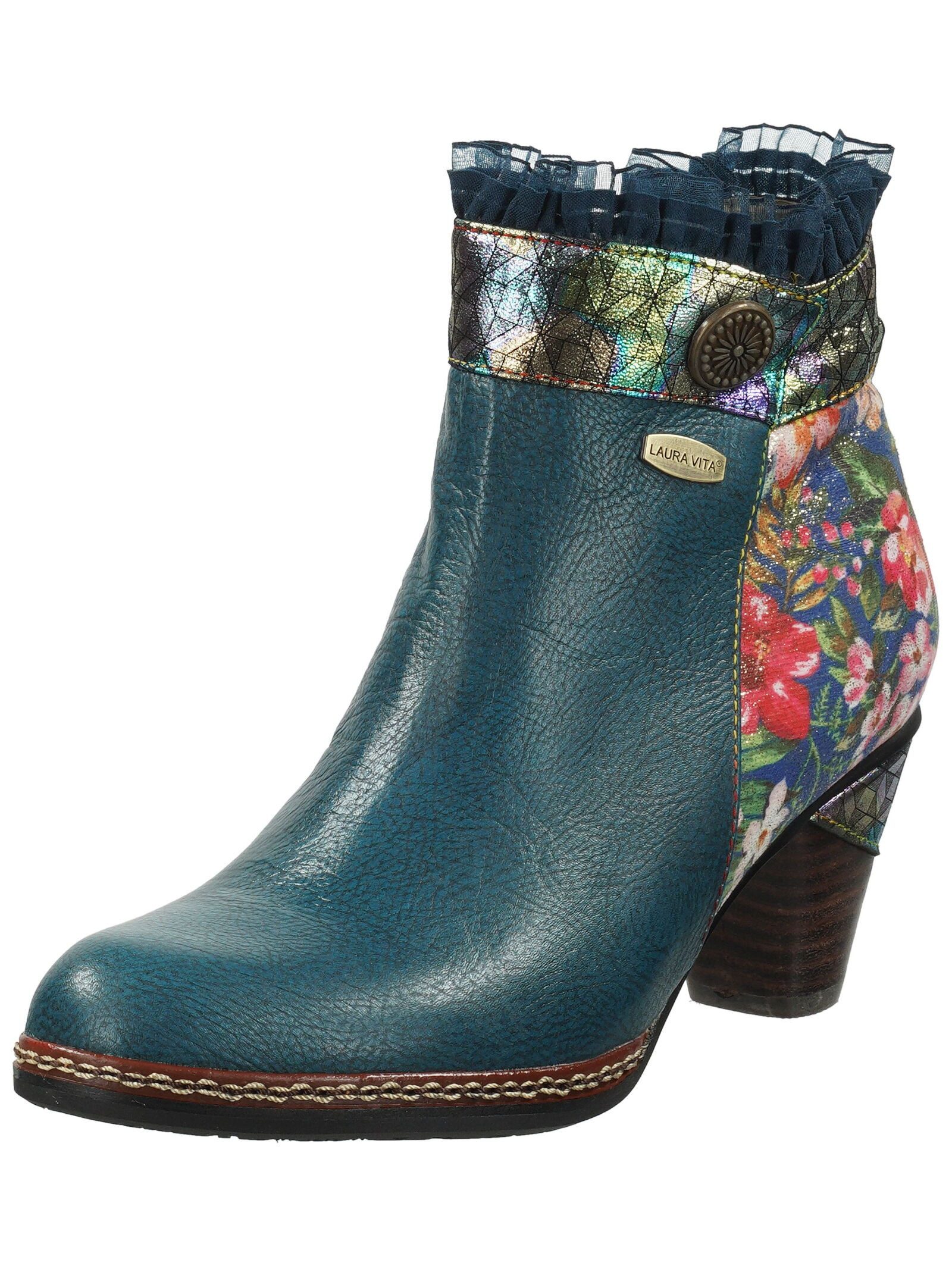 LAURA VITA Stiefelette Leder/Textil Stiefelette