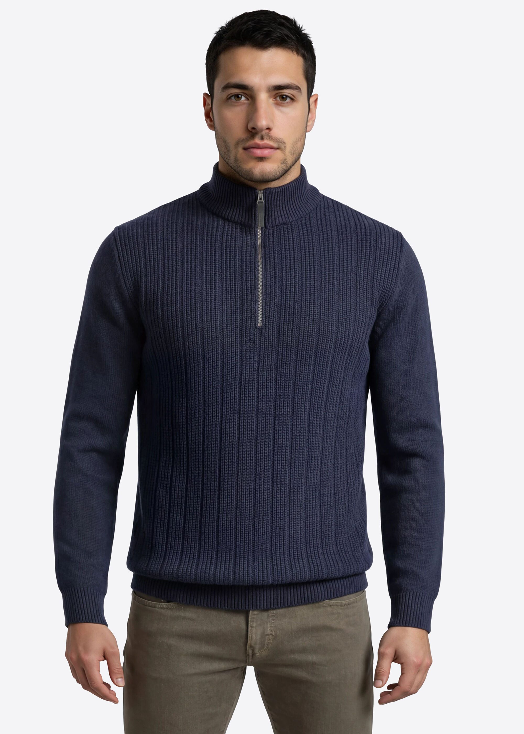 Pierre Cardin Troyer mit Troyerkragen günstig online kaufen