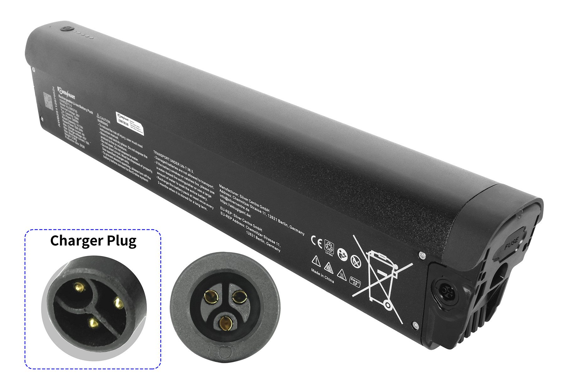 PowerSmart E-Bike Akku für Qwic BA00130 Bafang CanBus Li-ion 15000 mAh (36 V)
