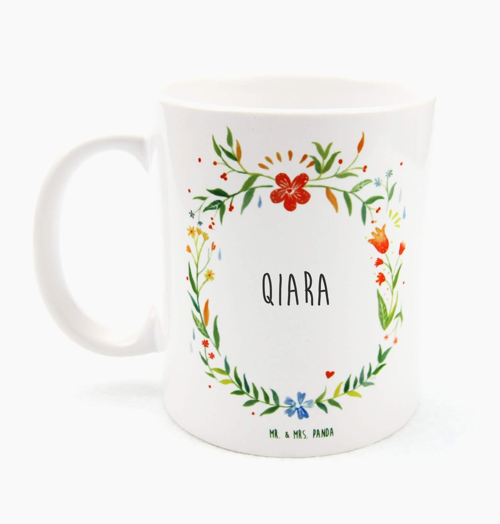 Mr. & Mrs. Panda Tasse Qiara - Geschenk, Kaffeebecher, Keramiktasse, Büro Tasse, Becher, Tee, Keramik