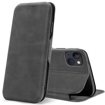 CoolGadget Handyhülle Business Premium Hülle Für iPhone 13 6,1 Zoll, Handy Tasche mit Kartenfach für Apple iPhone 13 Schutzhülle