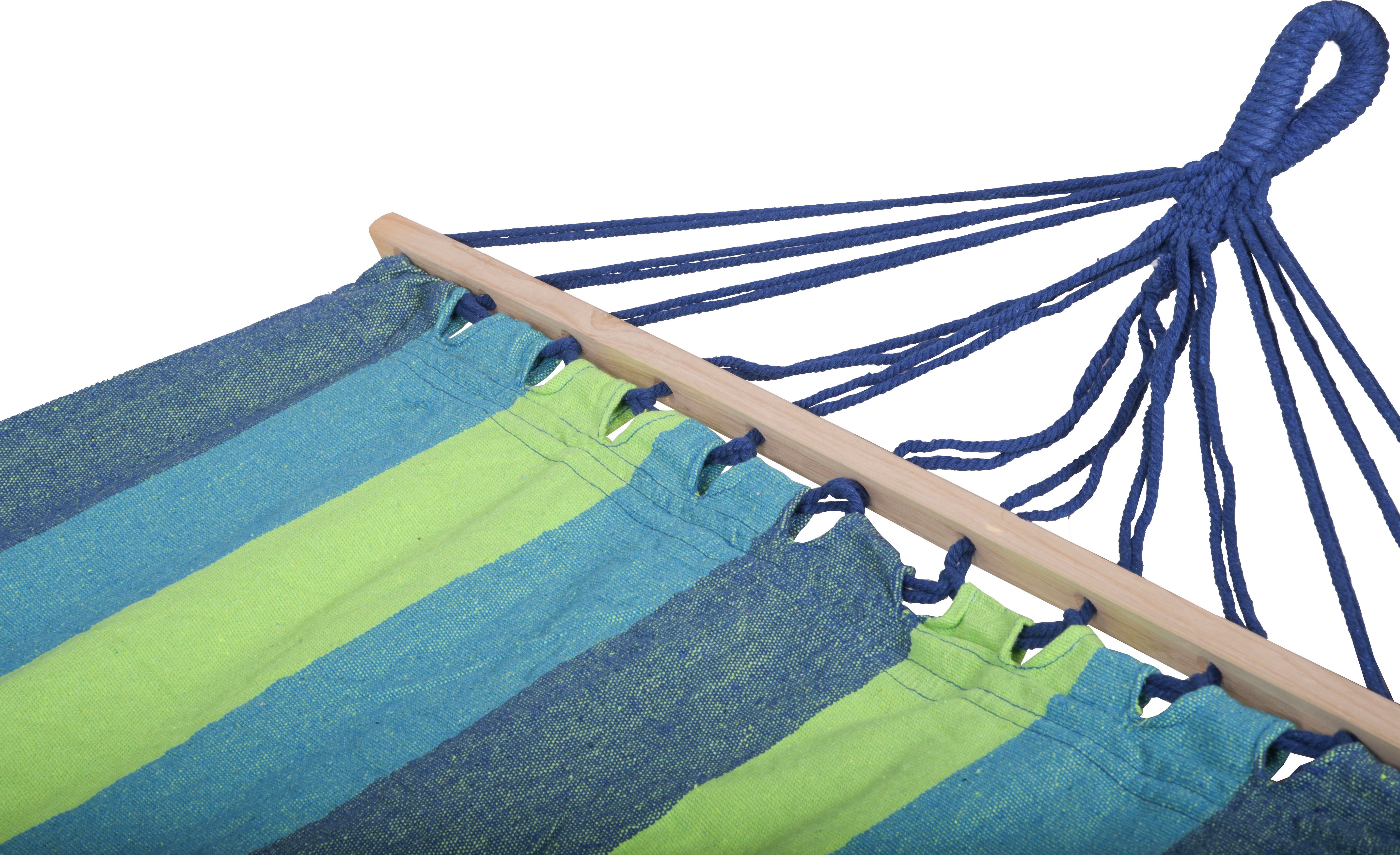 Garden Pleasure Hängematte »HAWAII«, LxB: 280x100 cm, blau/grün