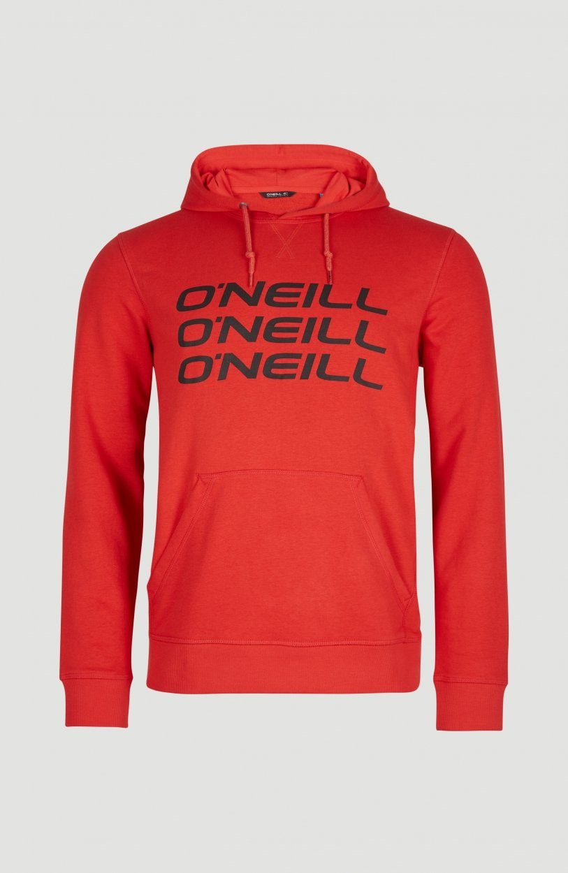 O'Neill Kapuzensweatshirt "Triple Stack Hoodie" mit Kapuze rot