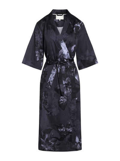 Essenza Kimono Sarai Flora, Kurzform, Baumwolle, Kimono-Kragen, Gürtel, mit wunderschönem Blumenprint