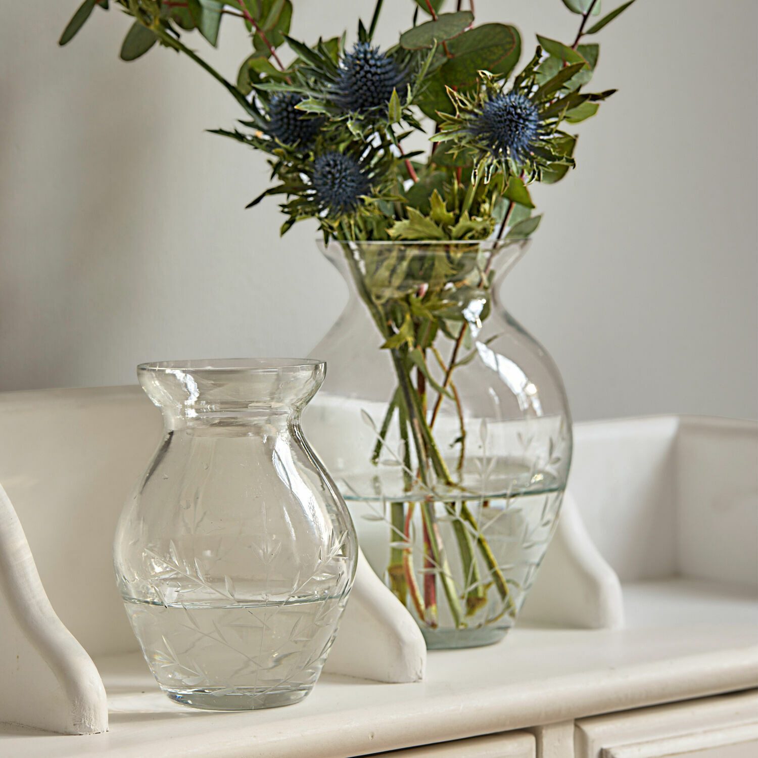Mirabeau Tischvase Vase 2er Set Paimpont klar, none – Bild 4 von 5