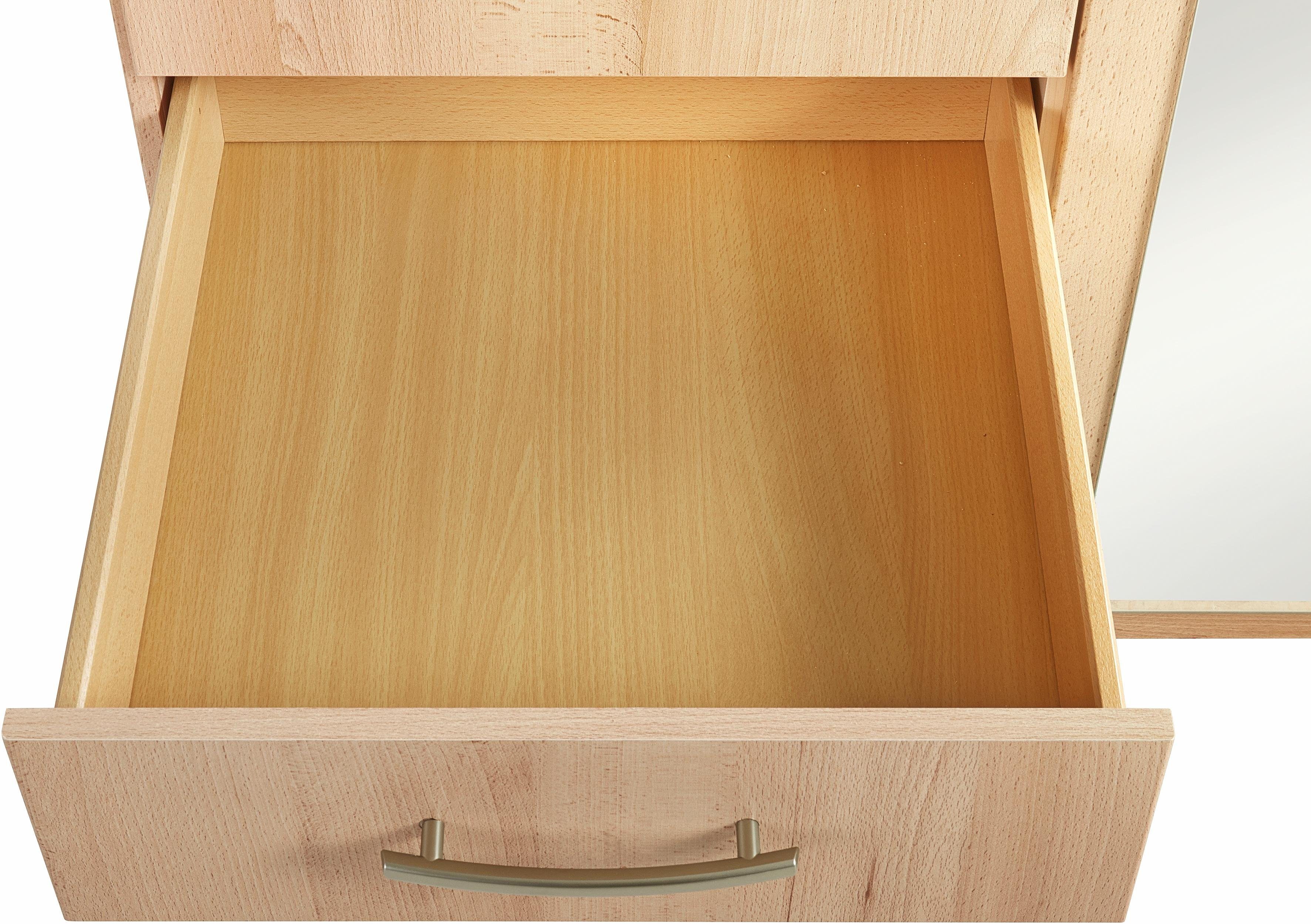 priess Kleiderschrank Husum mit dekorativen Kranz, wahlweise mit Schubkästen – Bild 5 von 5