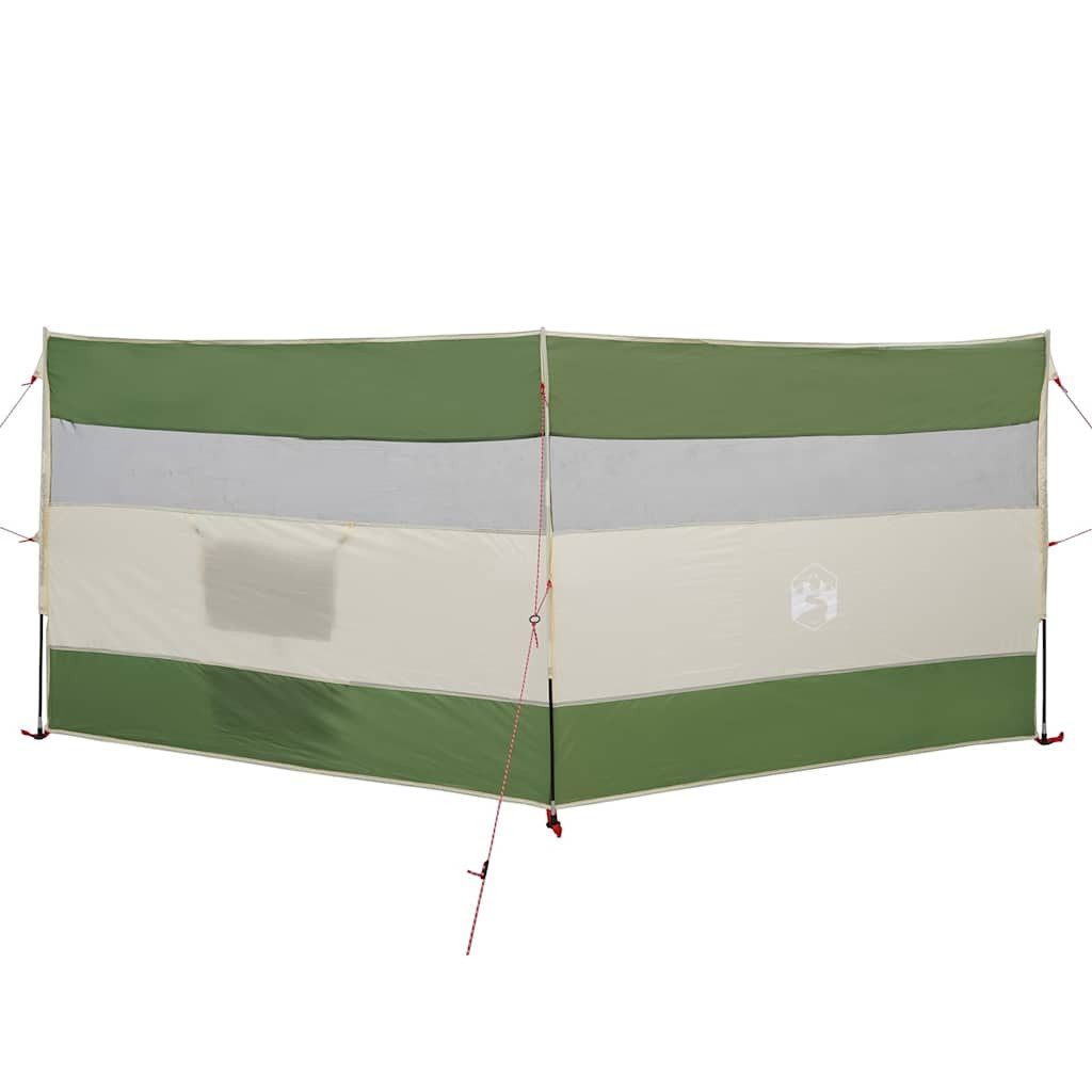 vidaXL Windschutz Camping-Windschutz Grün 340x130 cm Wasserdicht
