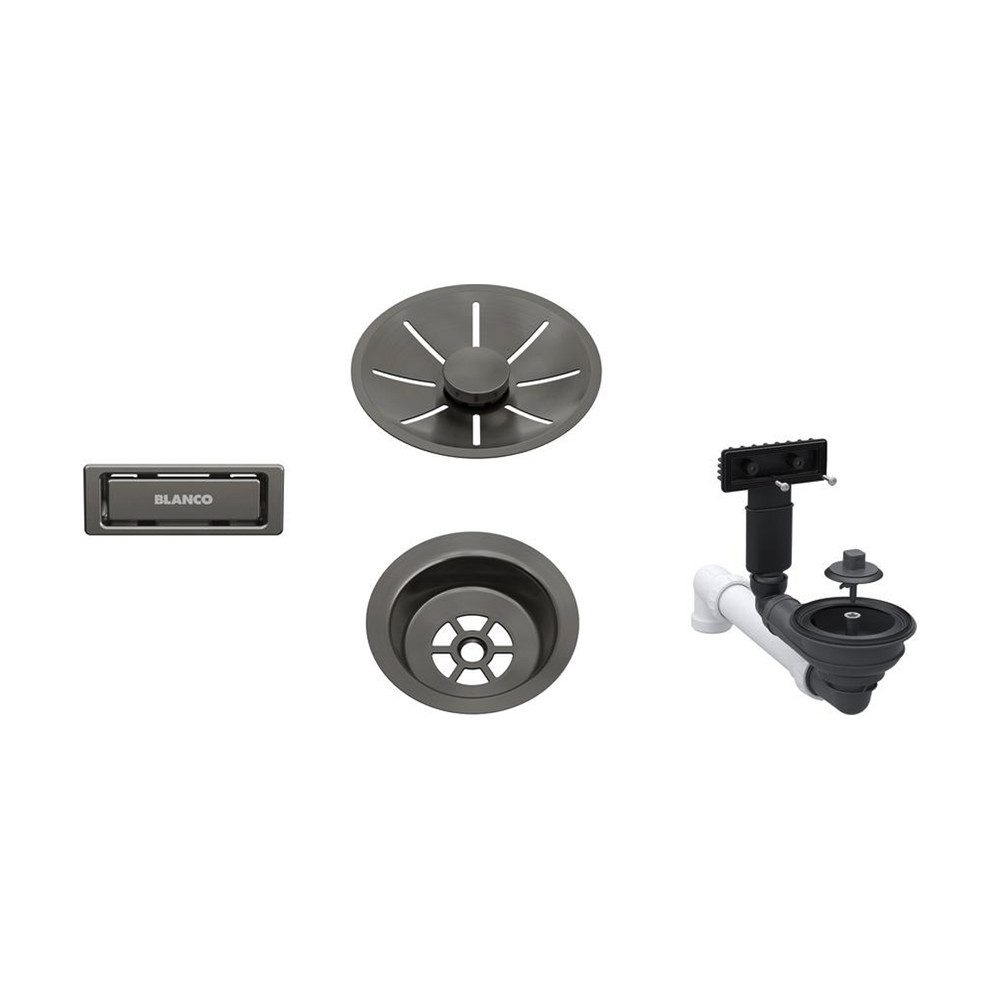 Einbauspüle Ab- und Überlaufgarnitur Set 1 x 3,5"" InFino, ohne Ablauffernbedienun