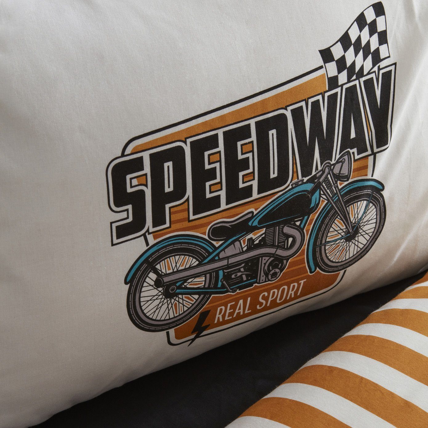 Karaca Home Bettwäsche Karaca Home Young Speed Way Einzelbettbezug Set, 100 günstig online kaufen