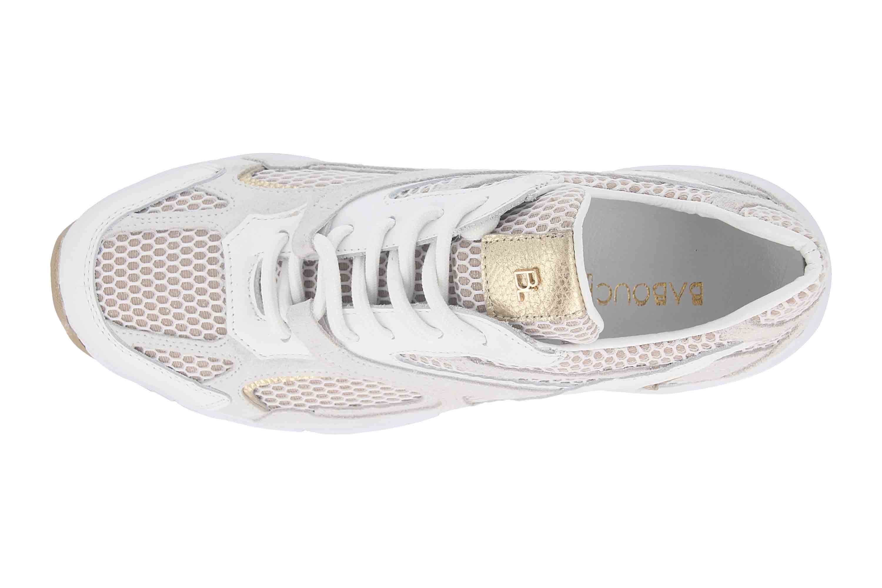 BABOUCHE Lifestyle Novy White/Gold Sneaker