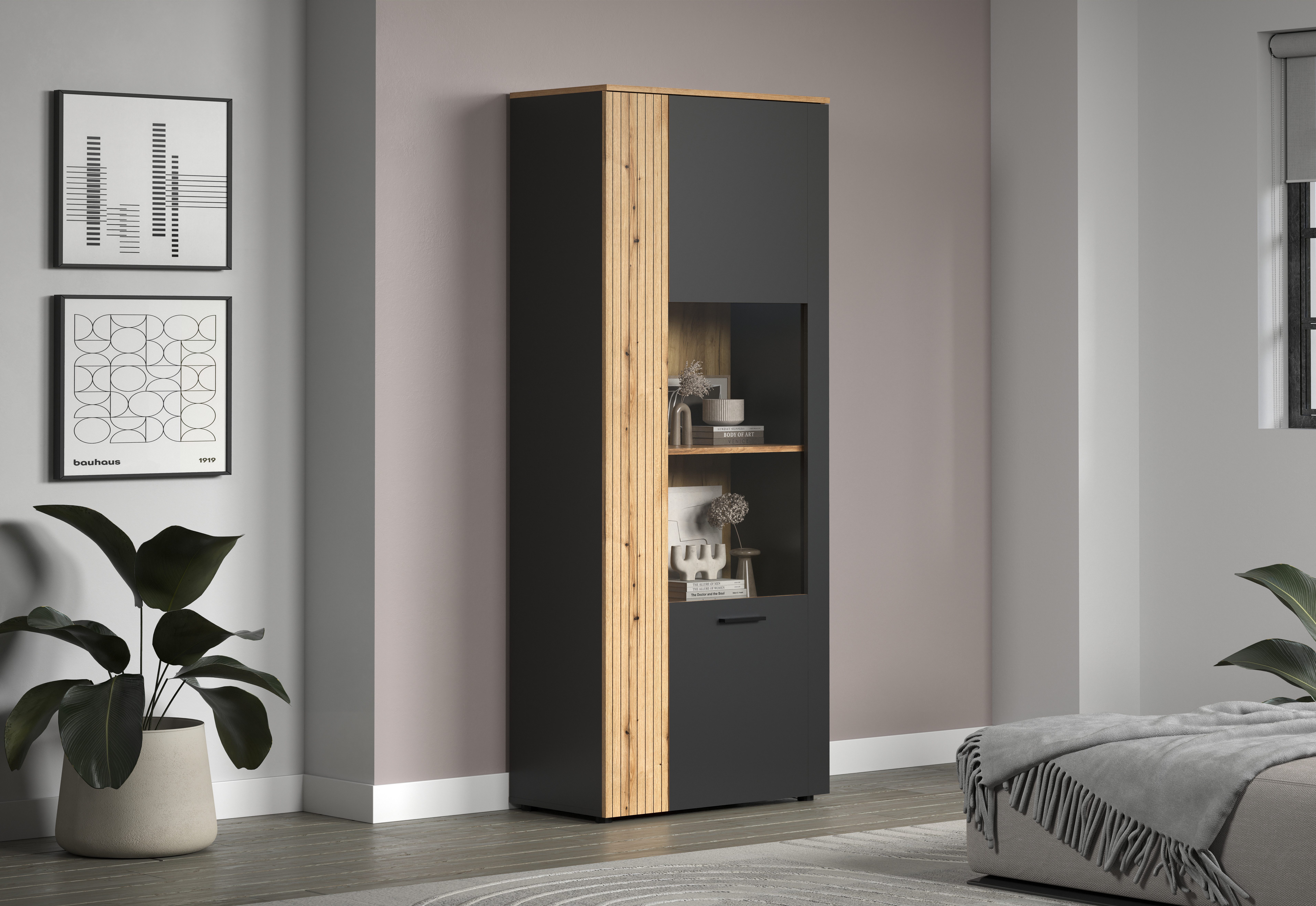 INOSIGN Standvitrine Estepona (1-St) Großzügige Vitrine günstig online kaufen