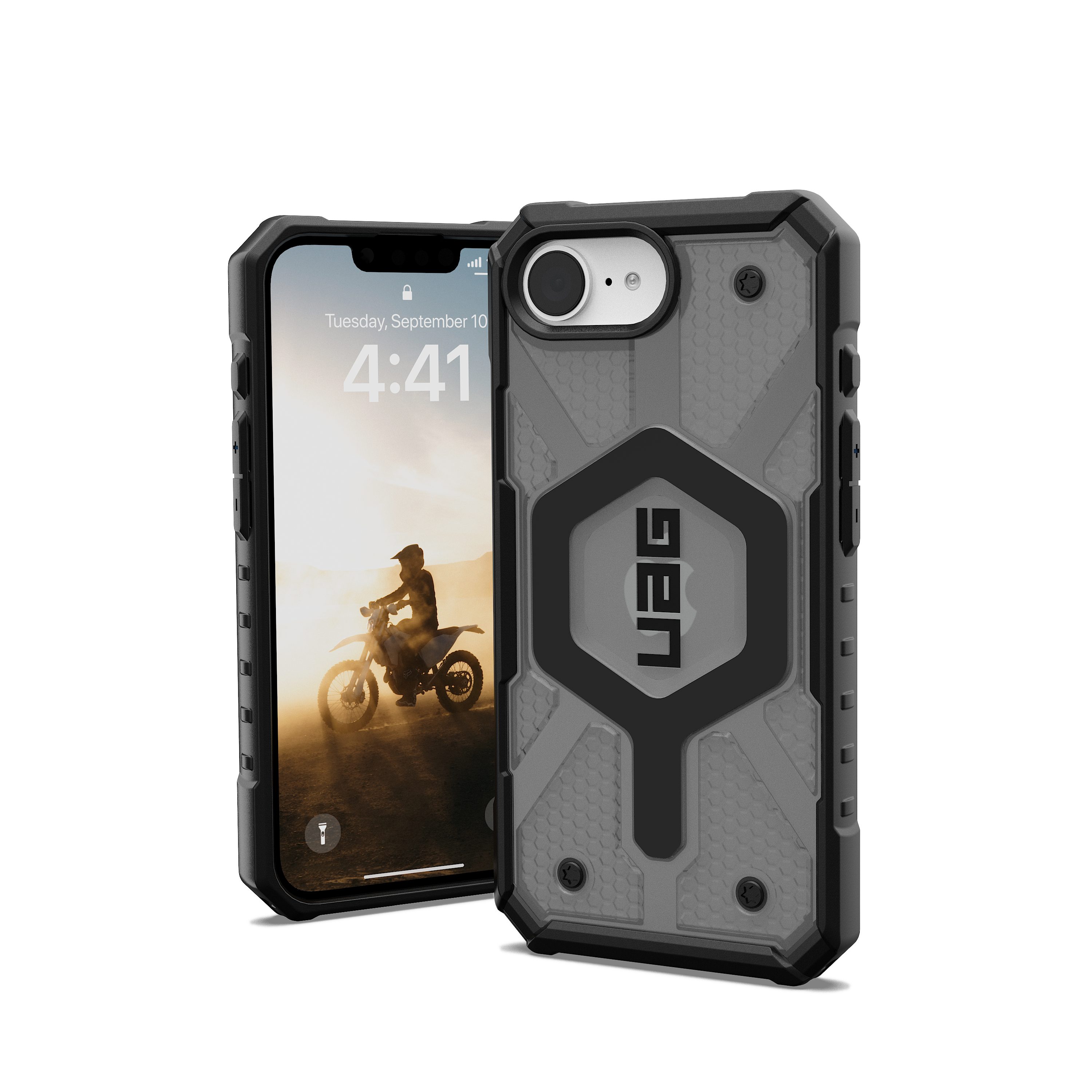Urban Armor Gear Smartphone-Hülle Pathfinder - iPhone 16e / iPhone 17e MagSafe Hülle, [Starker Magnetring, Fallschutz nach Militärstandard]