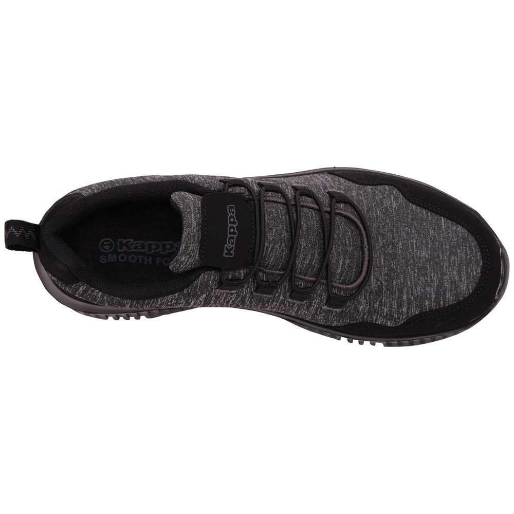 Kappa Sneaker - extra black-grey & leicht bequem