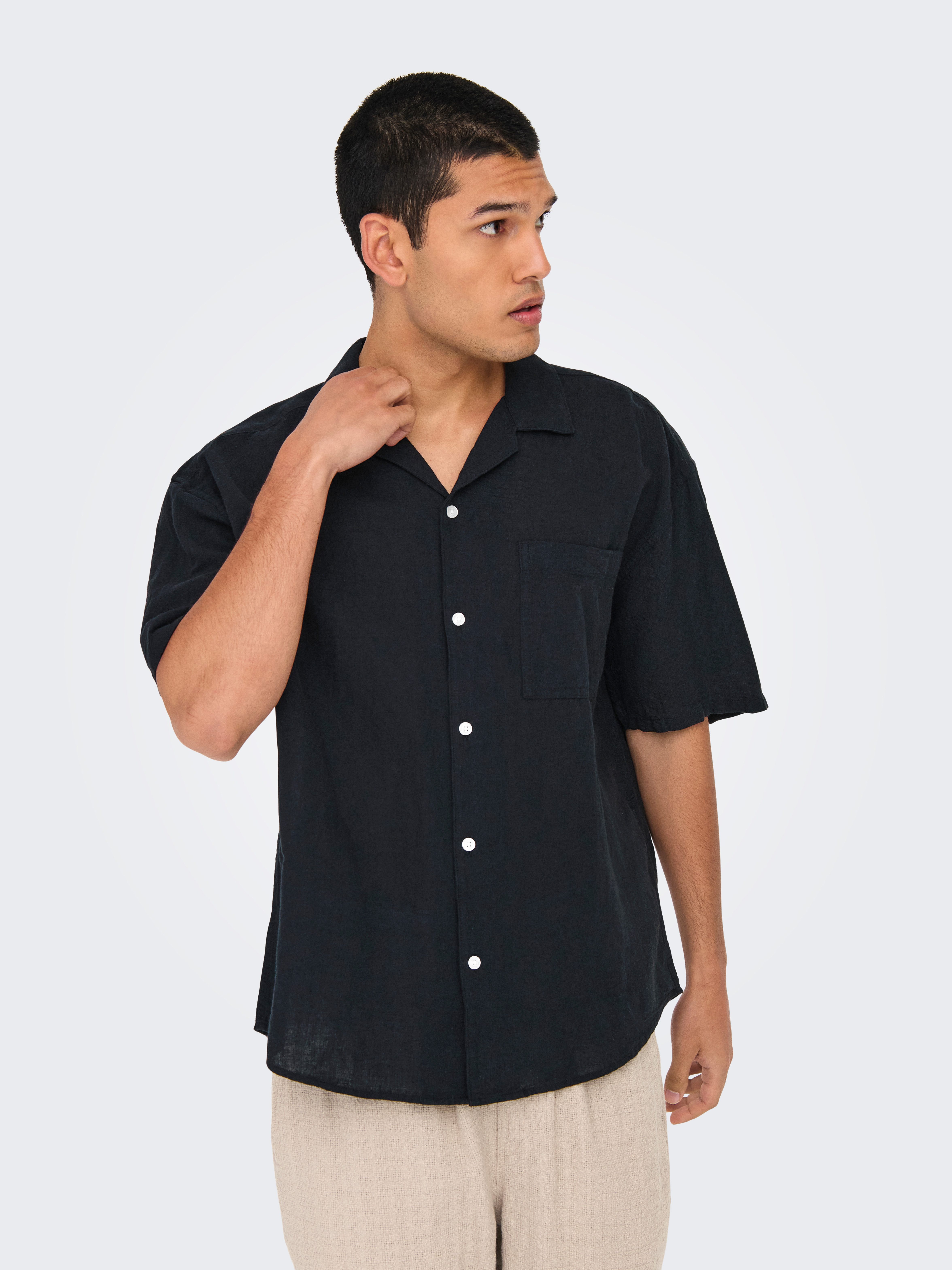 ONLY & SONS Kurzarmhemd ONSCAIDEN LIFE RELAX SS RESORT 1PKT SHIR günstig online kaufen