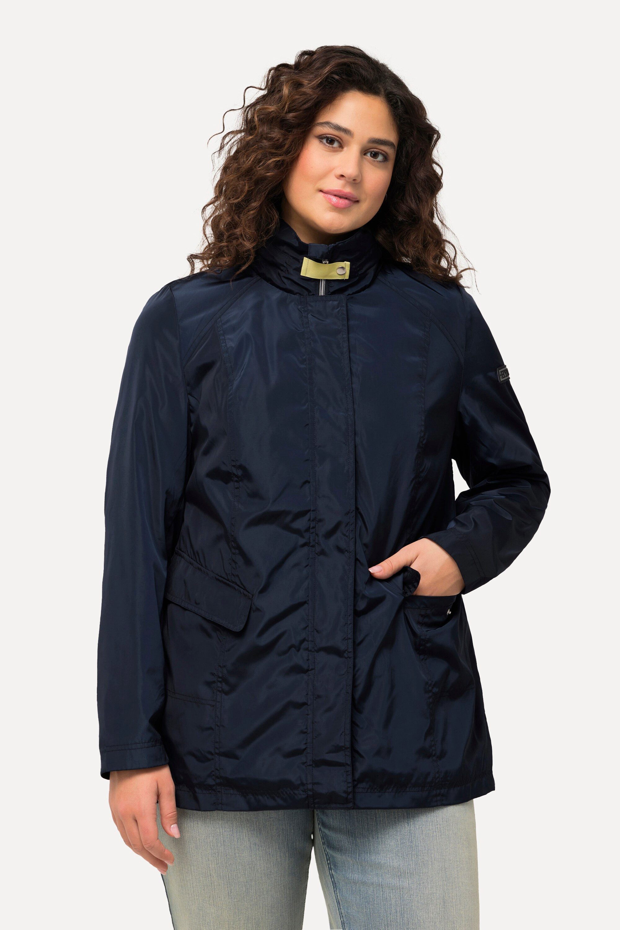 Ulla Popken Funktionsjacke HYPRAR Funktionsjacke Stehkragen günstig online kaufen