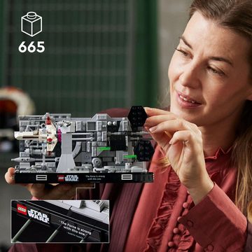 LEGO® Konstruktionsspielsteine Death Star™ Trench Run Diorama (75329), LEGO® Star Wars™, (665 St), Made in Europe