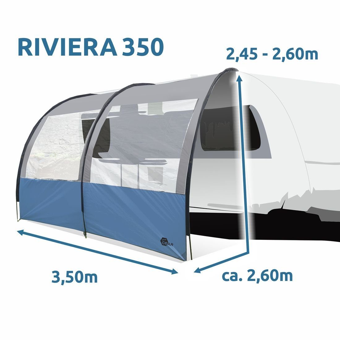 yourGEAR Vorzelt yourGEAR Riviera 350 Vorzelt günstig online kaufen