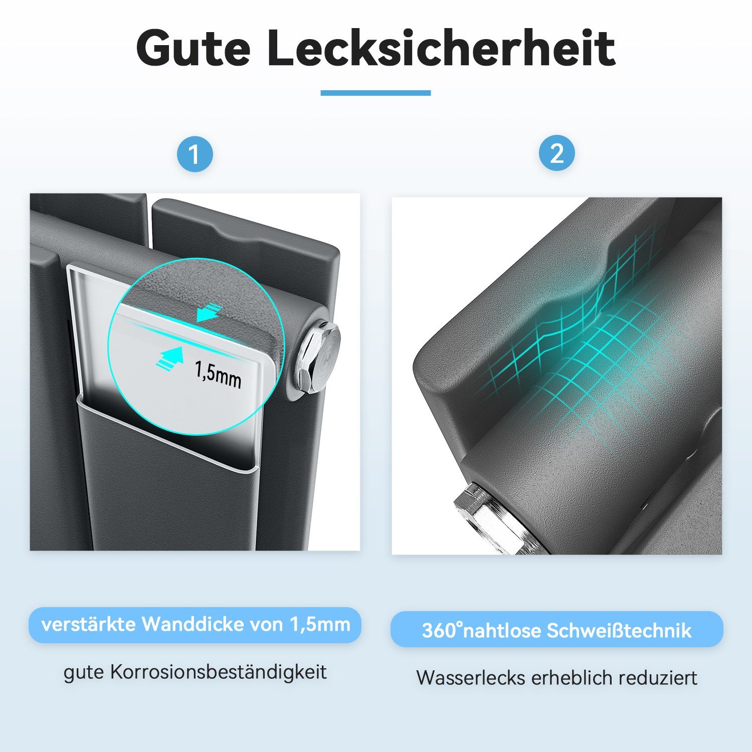 ELEGANT Heizkörper Design Flachheizkörper mit Multiblock,Einlagig/Doppellag günstig online kaufen